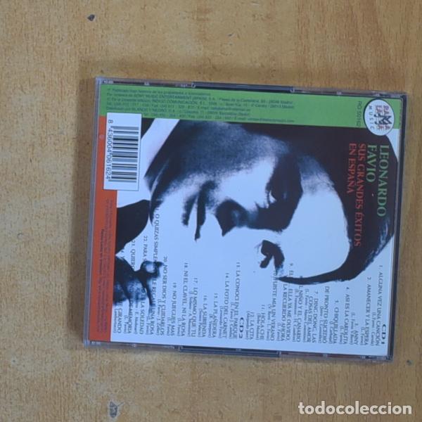 CDs de m&uacute;sica: LEONARDO FAVIO - SUS GRANDES EXITOS EN ESPA&Ntilde;A - CD - Foto 2