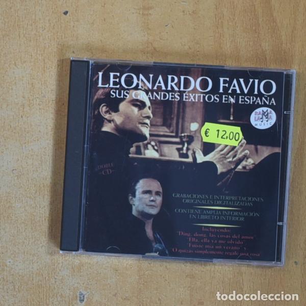 CDs de m&uacute;sica: LEONARDO FAVIO - SUS GRANDES EXITOS EN ESPA&Ntilde;A - CD - Foto 1