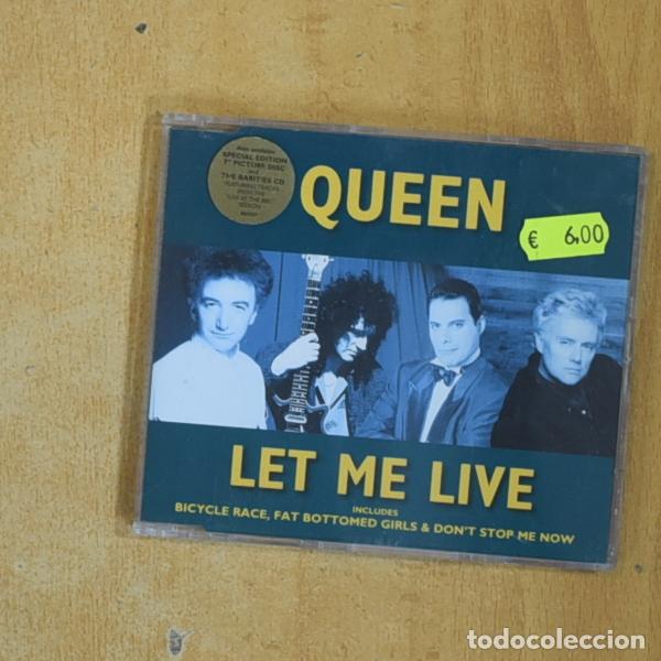CDs de M&uacute;sica: QUEEN - LET ME LIVE - CD SINGLE