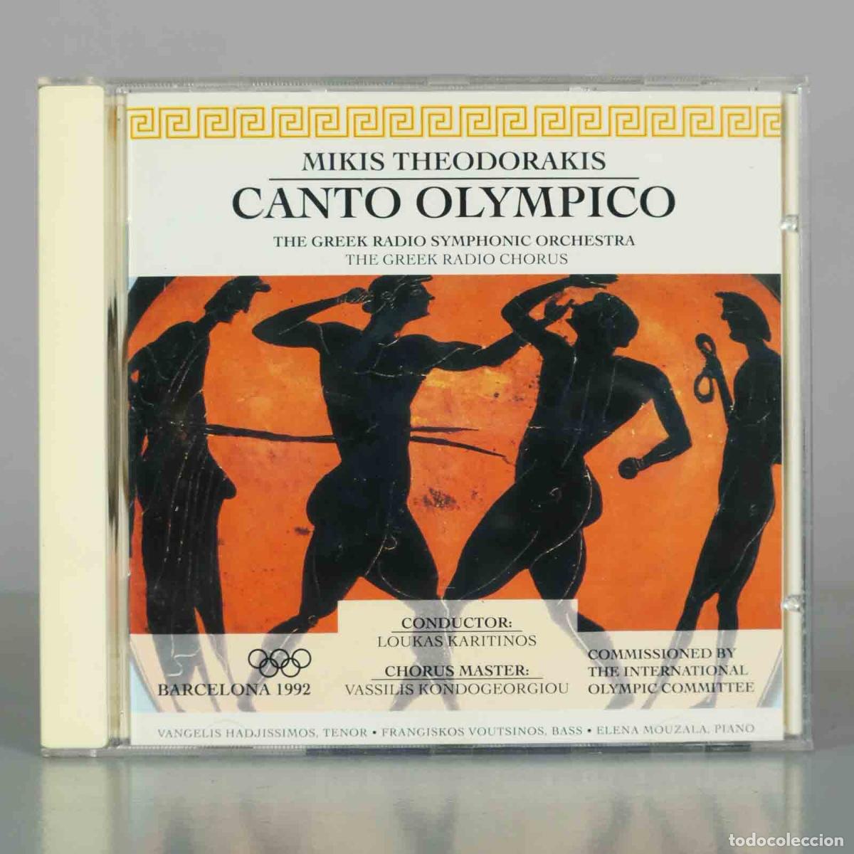 CDs de M&uacute;sica: CD. Canto Olympico - Mikis Theodorakis - Loukas Karitinos, Vangelis Hadjissimos, Elena Mouzala,
