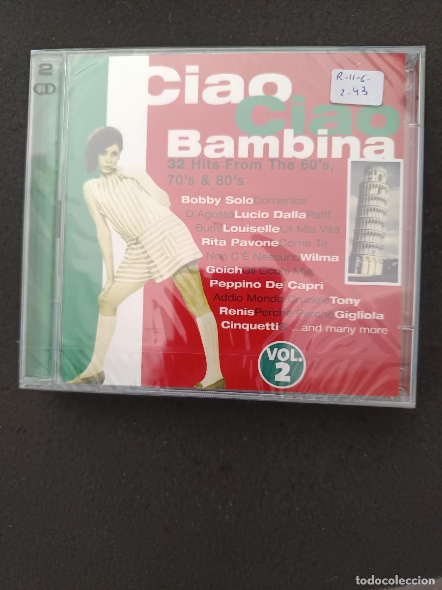 CDs de M&uacute;sica: 2 CD. CIAO CIAO BAMBINA. VOL. 2. 32 HITS FROM THE 60'S, 70'S & 80'S