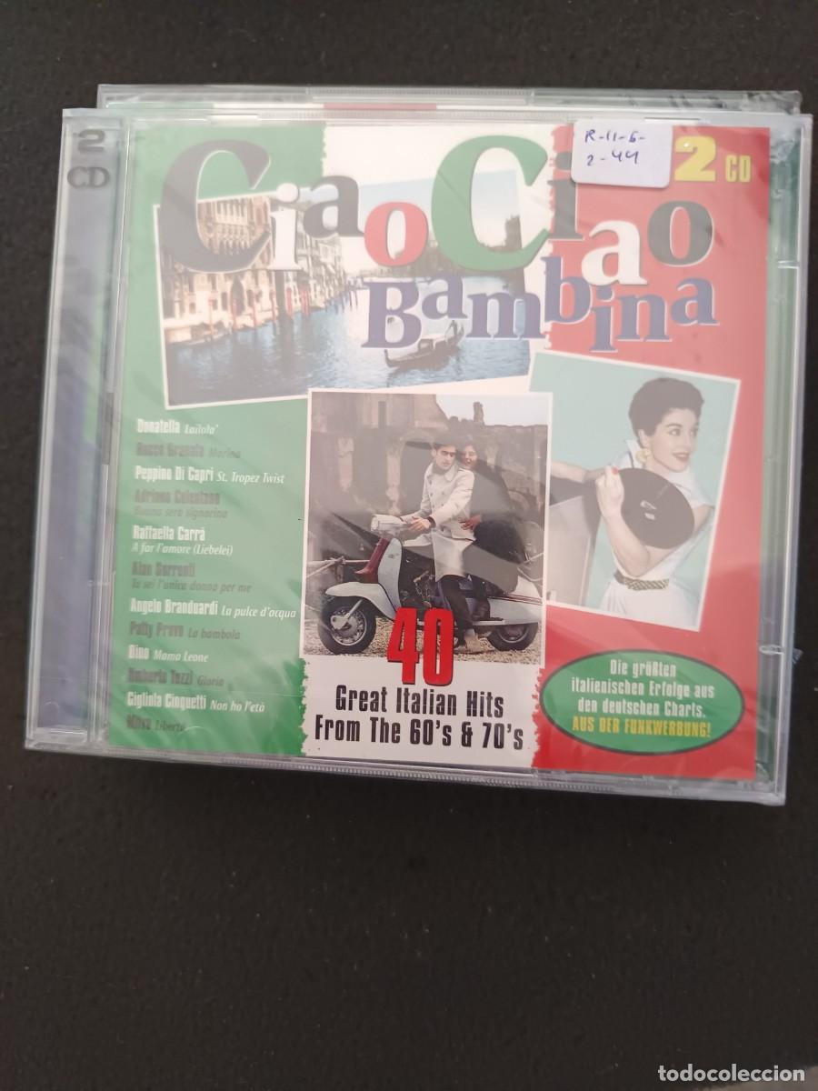 CDs de M&uacute;sica: 2 CD. CIAO CIAO BAMBINA. 40 GREAT ITALIAN HITS FROM THE 60'S & 70'S