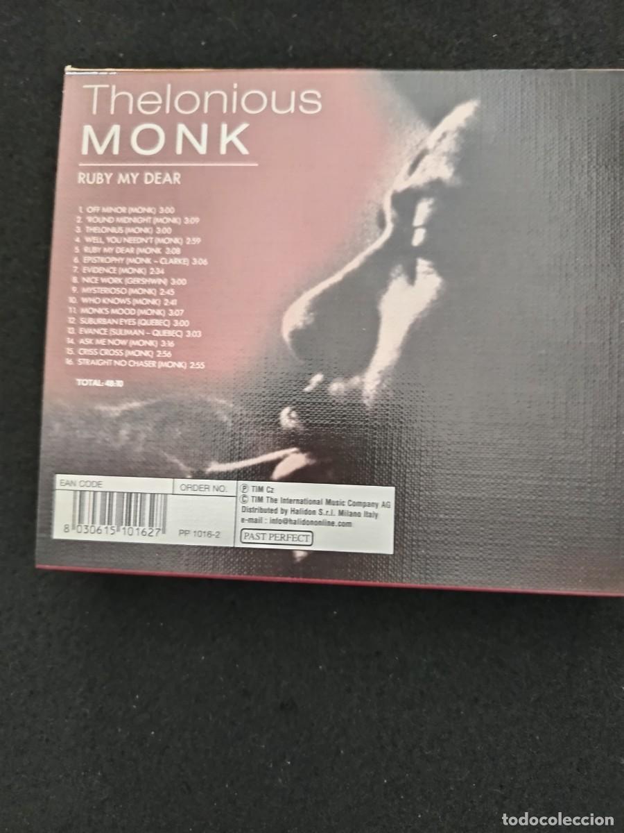 CDs de m&uacute;sica: THELONIUS MONK. RUBY MY DEAR - Foto 2