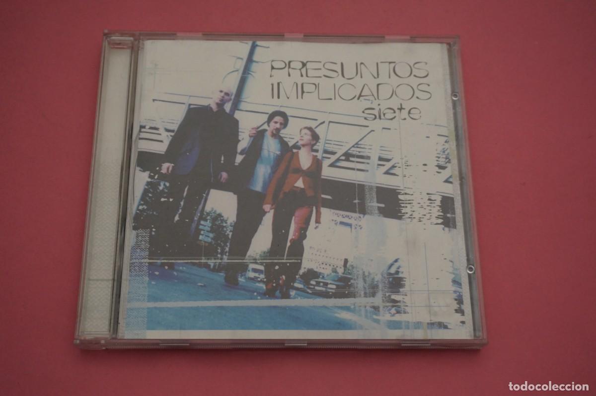 CDs de m&uacute;sica: CD - PRESUNTOS IMPLICADOS - SIETE - DISCO COMO NUEVO - Foto 1
