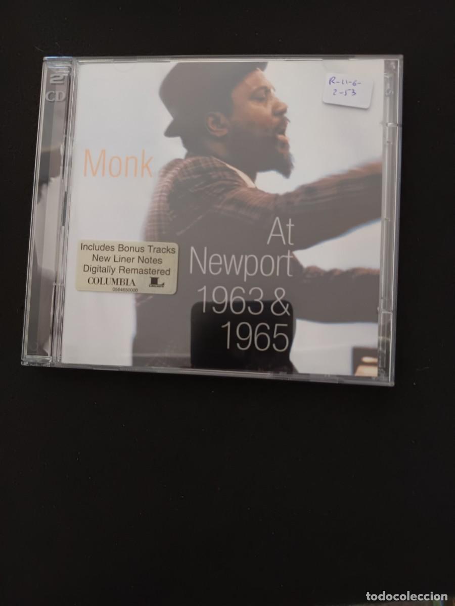 CDs de M&uacute;sica: 2 CD. MONK AT NEWPORT 1963 & 1965