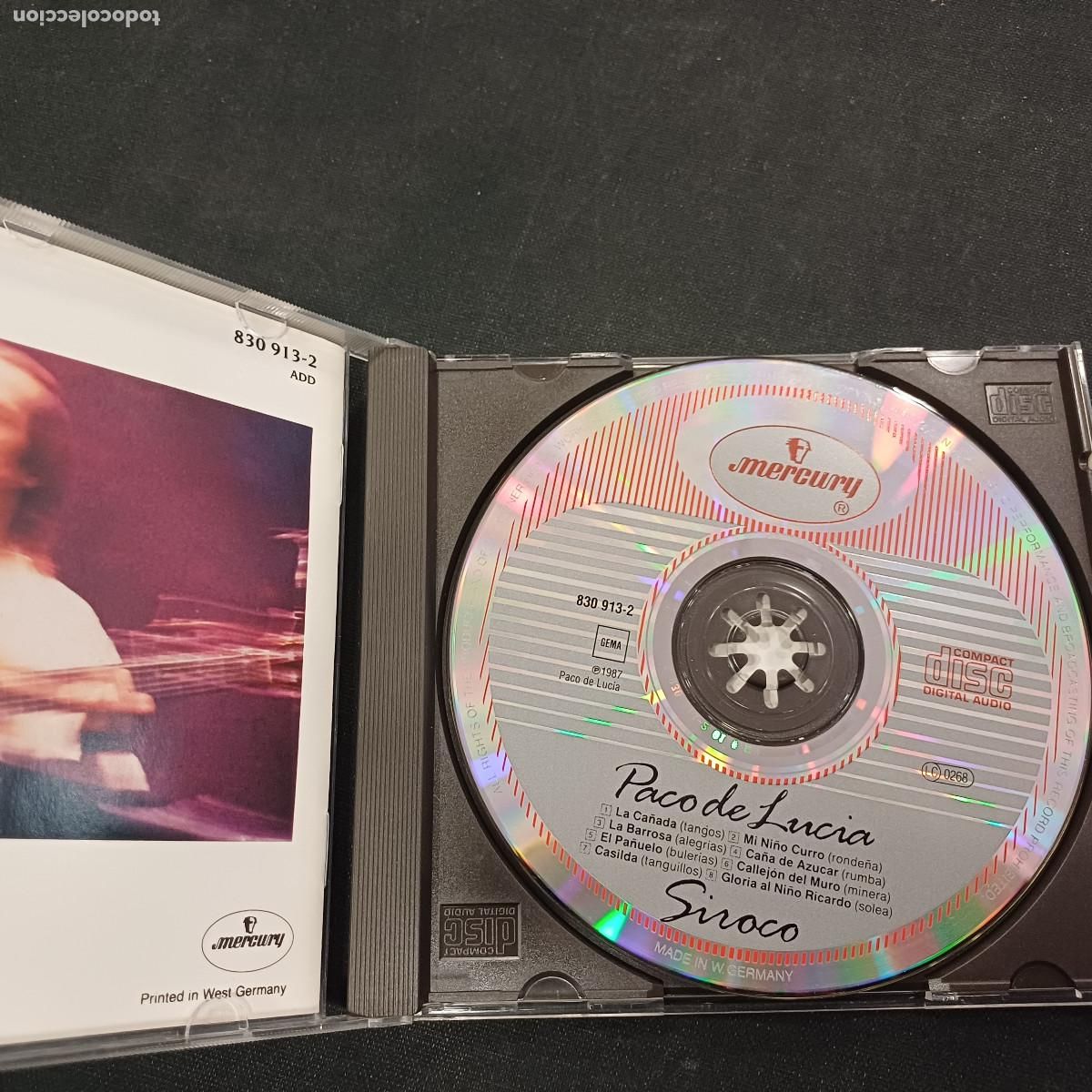 CDs de m&uacute;sica: PACO DE LUCIA/SIROCO/CD. - Foto 2