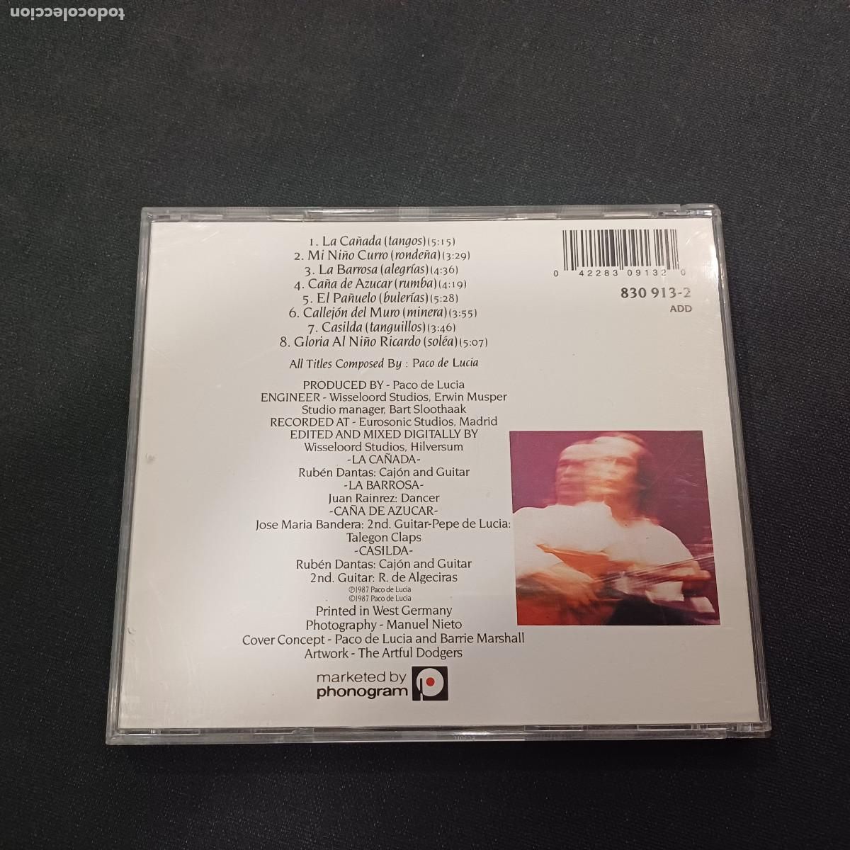 CDs de m&uacute;sica: PACO DE LUCIA/SIROCO/CD. - Foto 3