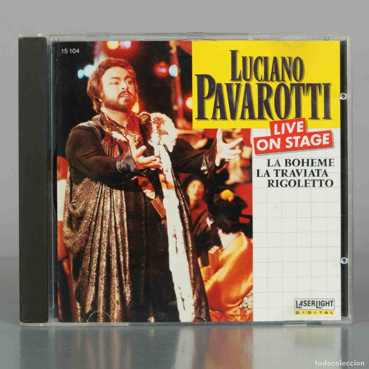 CDs de M&uacute;sica: CD. Live on Stage - Luciano Pavarotti