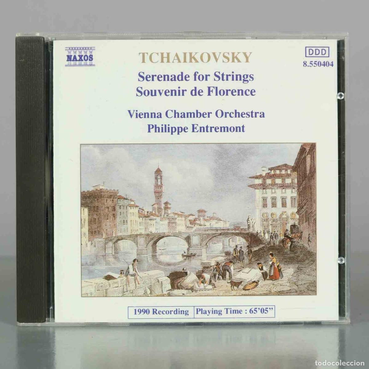 CDs de M&uacute;sica: CD. Tchaikovsky - Serenade for Strings, Souvenir de Florence - Vienna Chamber Orchestra, Entremont
