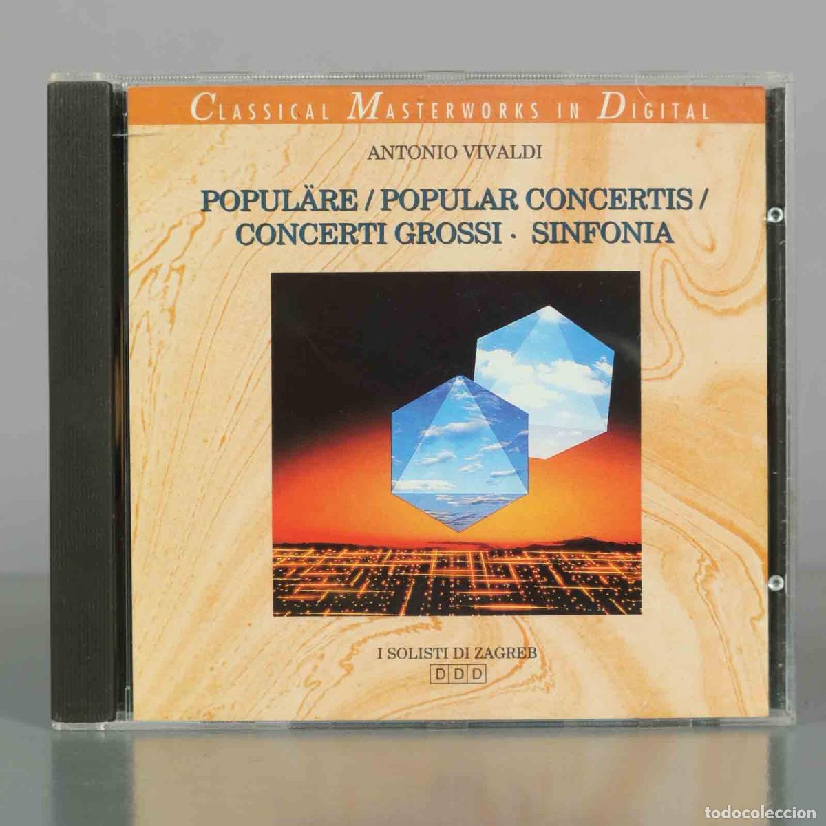 CDs de M&uacute;sica: CD. Popul&auml;re / Popular Concertis / Concerti Grossi &bull; Sinfonia - Antonio Vivaldi, I Solisti Di Zagre