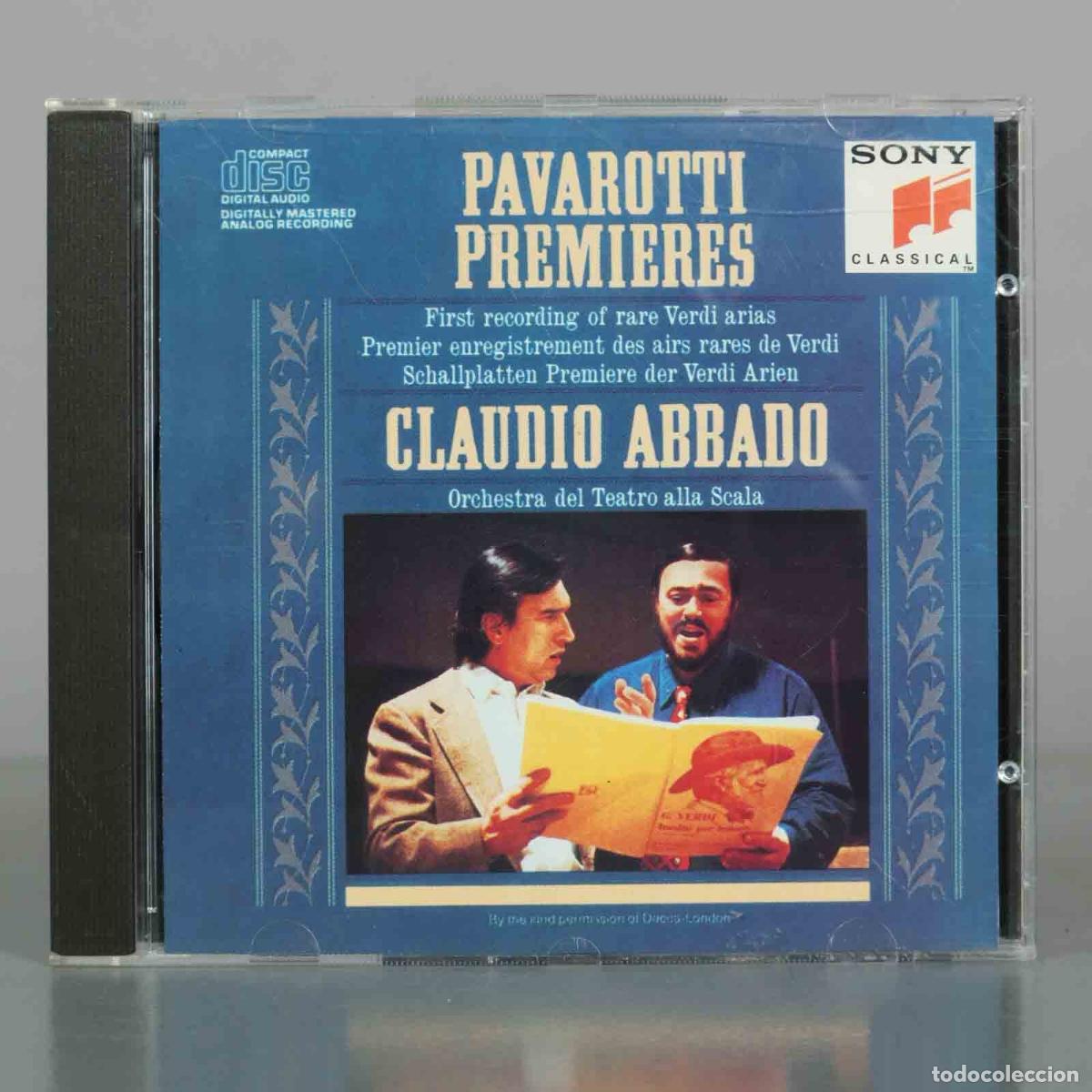 CDs de M&uacute;sica: CD. Pavarotti Premieres - First Recording of Rare Verdi Arias - Luciano Pavarotti, Claudio Abbado,