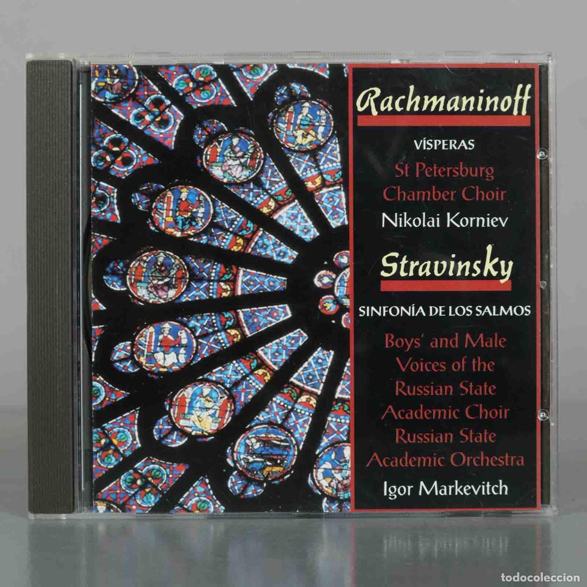 CDs de M&uacute;sica: CD. Rachmaninoff: V&iacute;speras - Stravinsky: Sinfon&iacute;a de los Salmos - Nikolai Korniev, Igor Markevitch