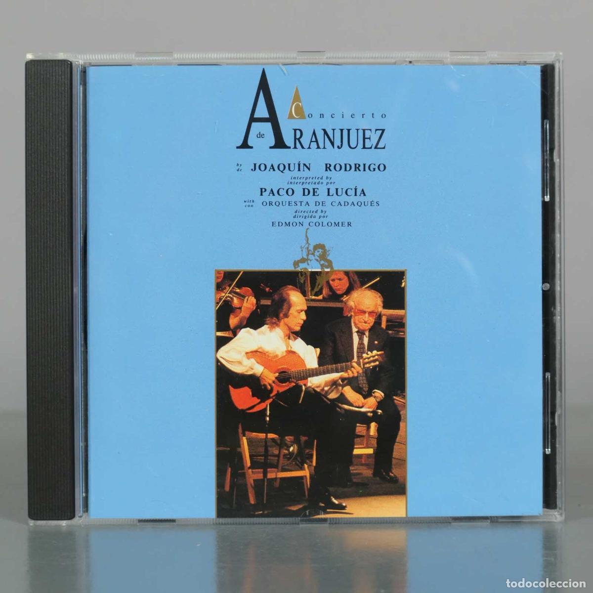 CDs de M&uacute;sica: CD. Concierto de Aranjuez - Joaqu&iacute;n Rodrigo - Paco de Luc&iacute;a, Orquesta de Cadaqu&eacute;s, Edmon Colomer