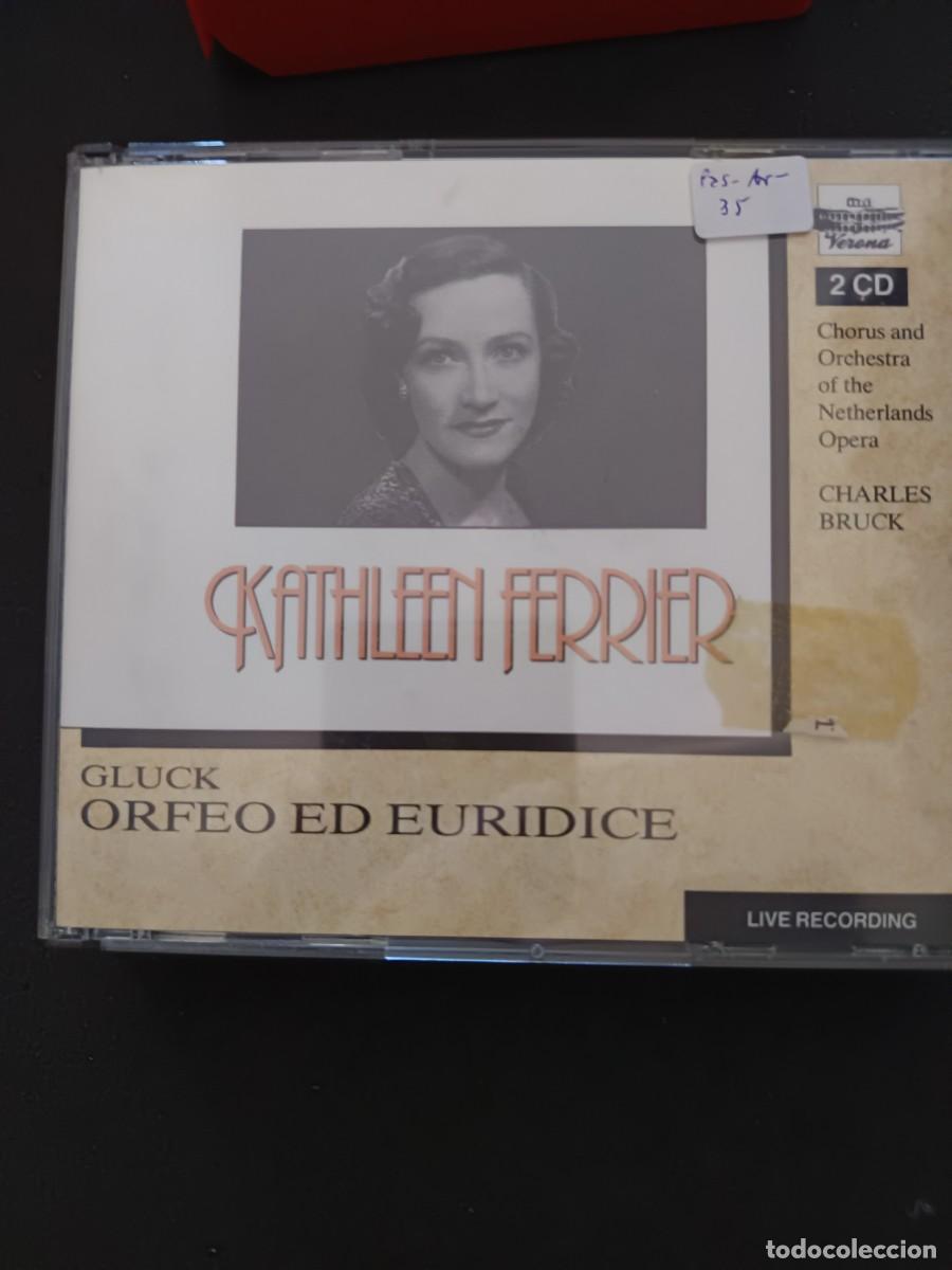 CDs de M&uacute;sica: 2 CD. KATHLEEN FERRIER. GLUCK: ORFEO ED EURIDICE. DIRECTOR.: CHARLES BRUCK. LIVE RECORDING.