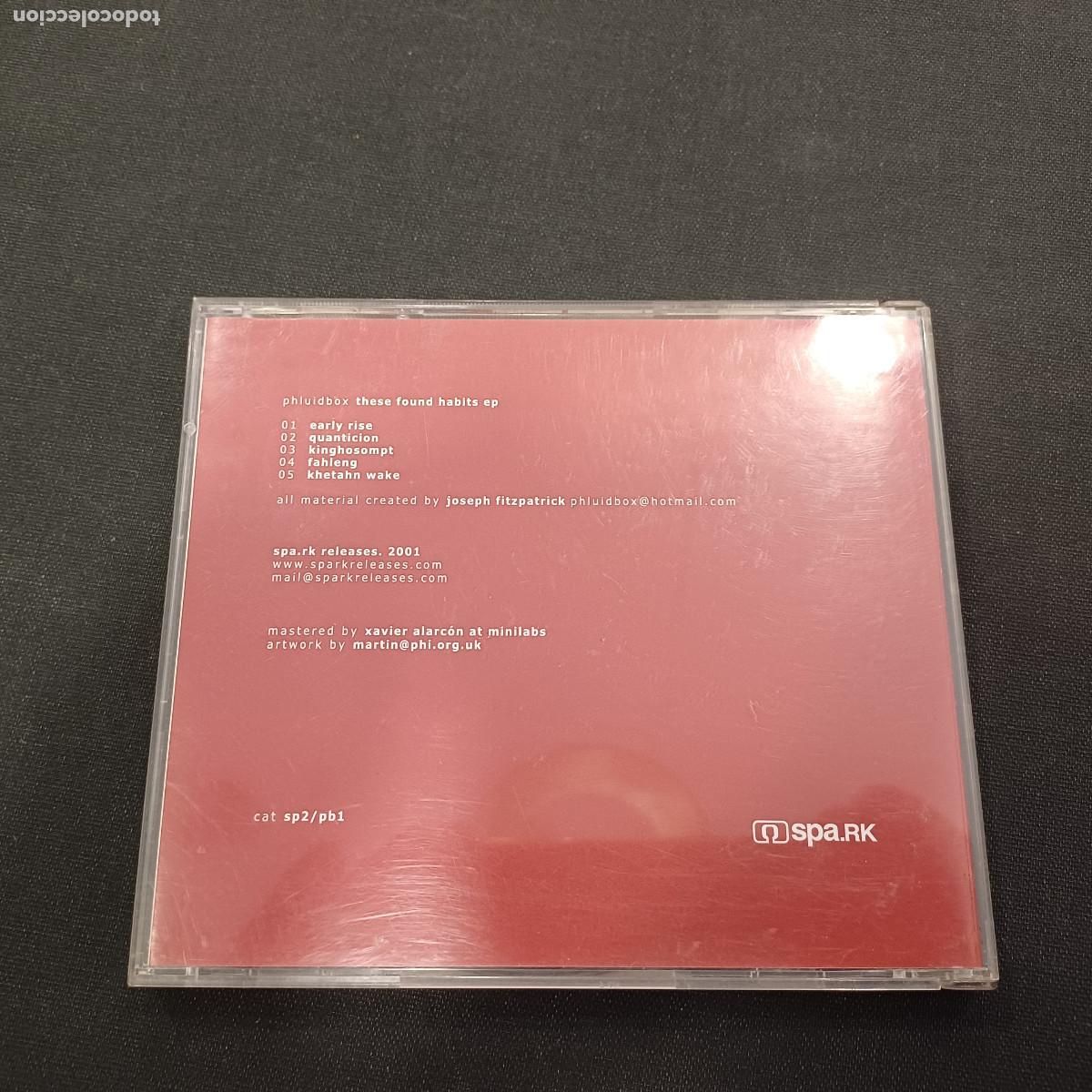 CDs de m&uacute;sica: PHIUIDBOX/THESE FOUND HABITS EP/CD. - Foto 3