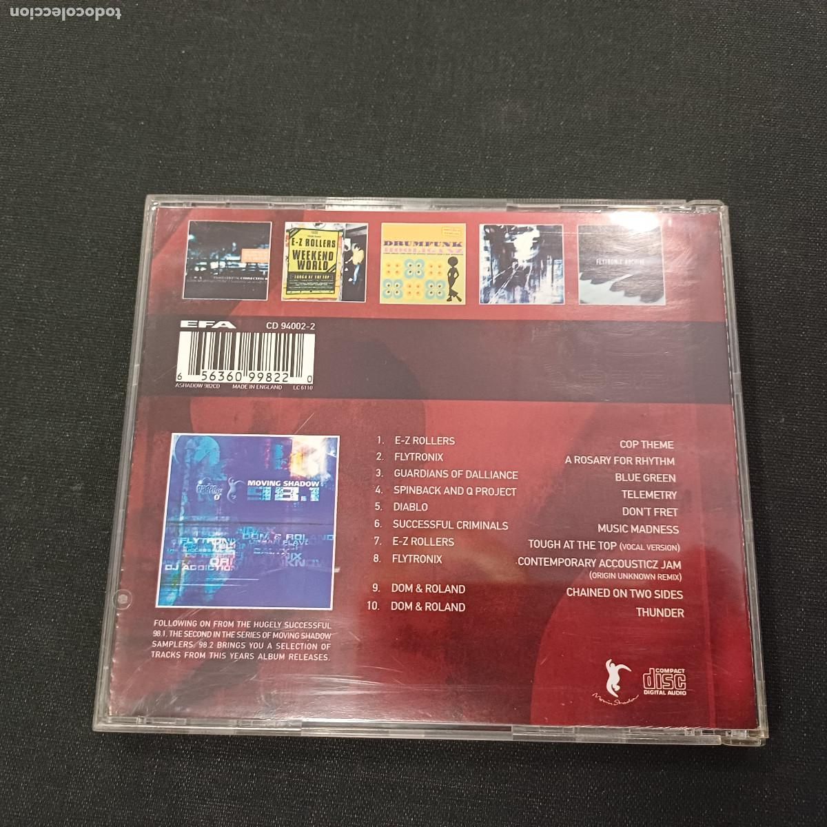 CDs de m&uacute;sica: MOVING SHADOW/98.2/CD. - Foto 3
