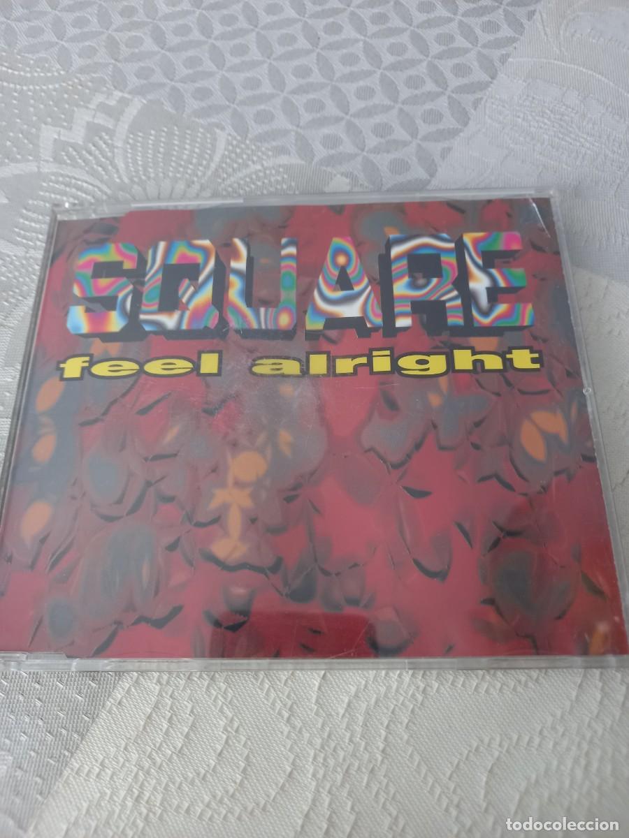 CDs de M&uacute;sica: RAR SINGLE CD. SQUARE. FEEL ALRIGHT. 3 TRACKS. ITALO DANCE. BIT RECORDS