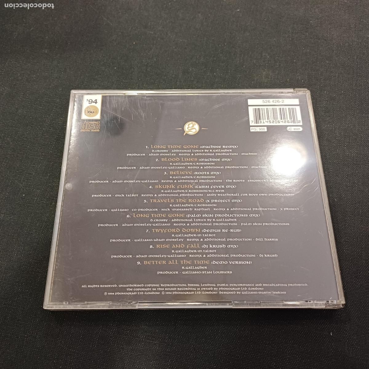 CDs de m&uacute;sica: GALLIANO/A THICKER PLOT/REMIXES 93-94/CD. - Foto 3