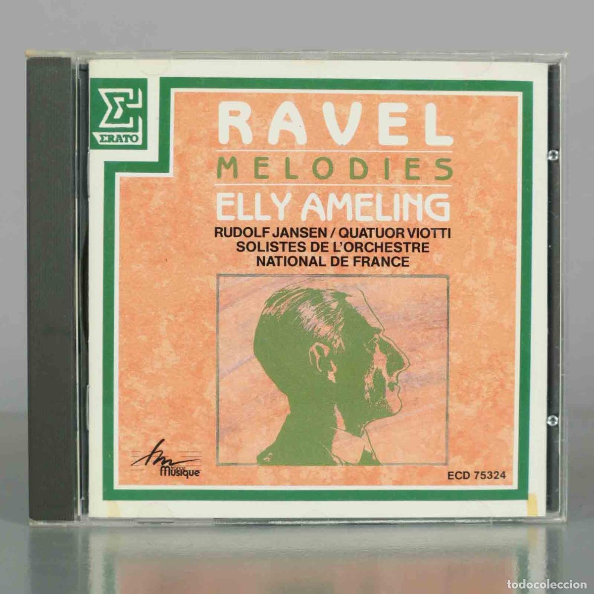 CD de M&uacute;sica: CD. Ravel: M&eacute;lodies - Maurice Ravel - Elly Ameling, Rudolf Jansen, Quatuor Viotti, Solistes de l&acute;Or