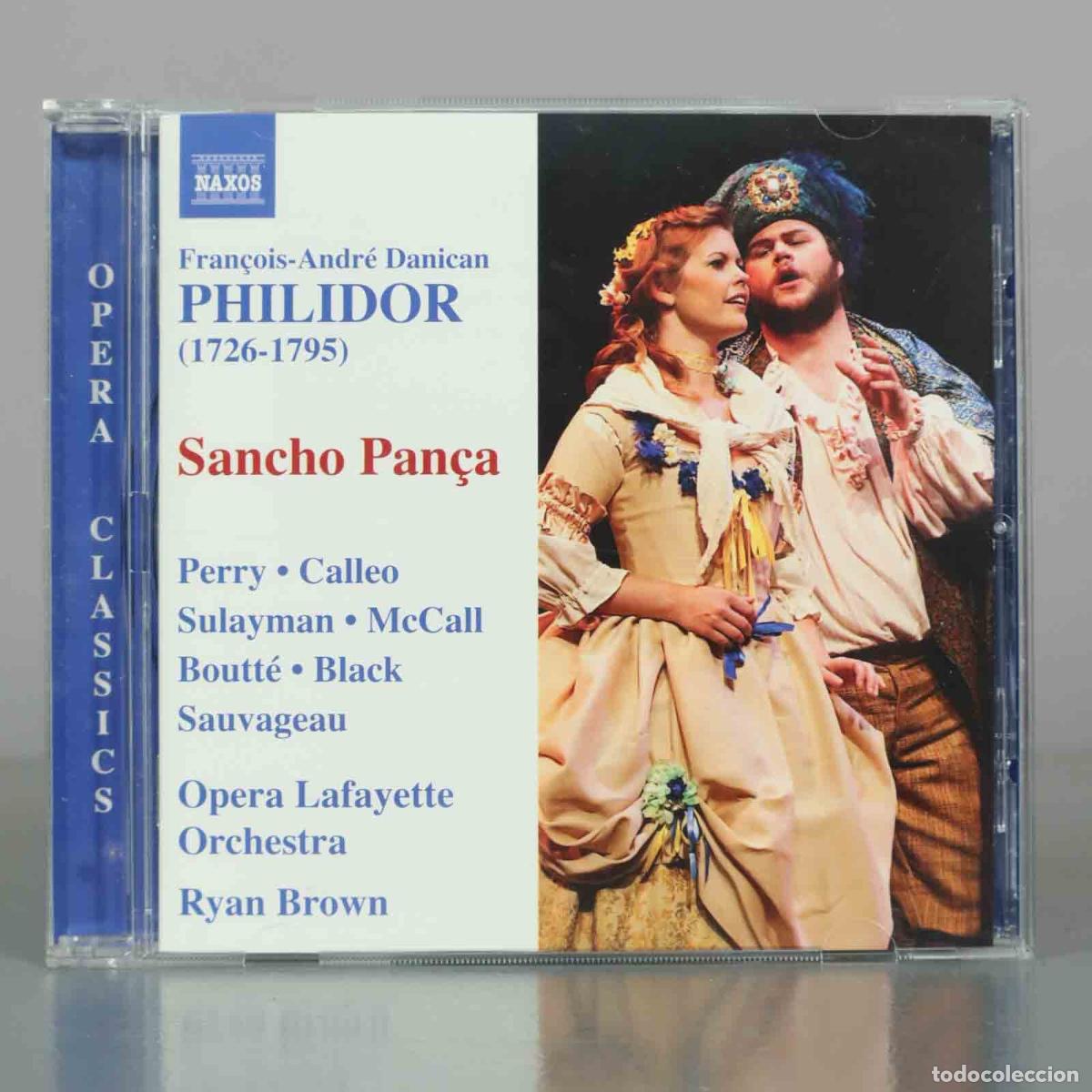 CD de M&uacute;sica: CD. Sancho Pan&ccedil;a - Fran&ccedil;ois-Andr&eacute; Danican Philidor - Perry, Calleo, Sulayman, McCall, Boutt&eacute;, Black