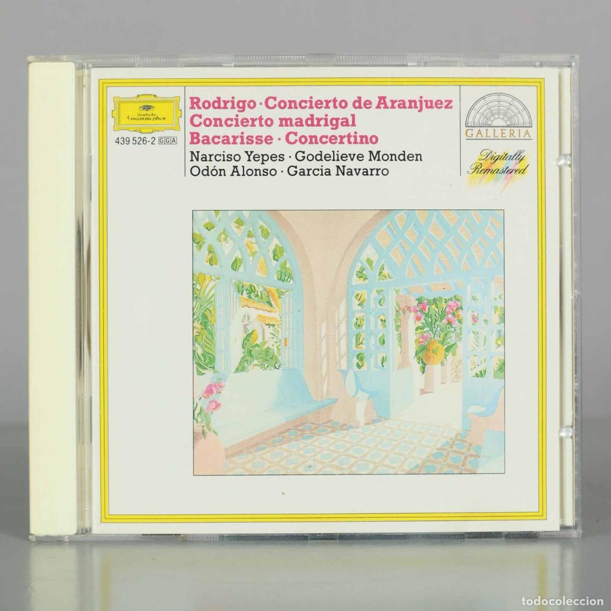 CD de M&uacute;sica: CD. Rodrigo: Concierto de Aranjuez. Concierto madrigal - Bacarisse: Concertino - Narciso Yepes, God