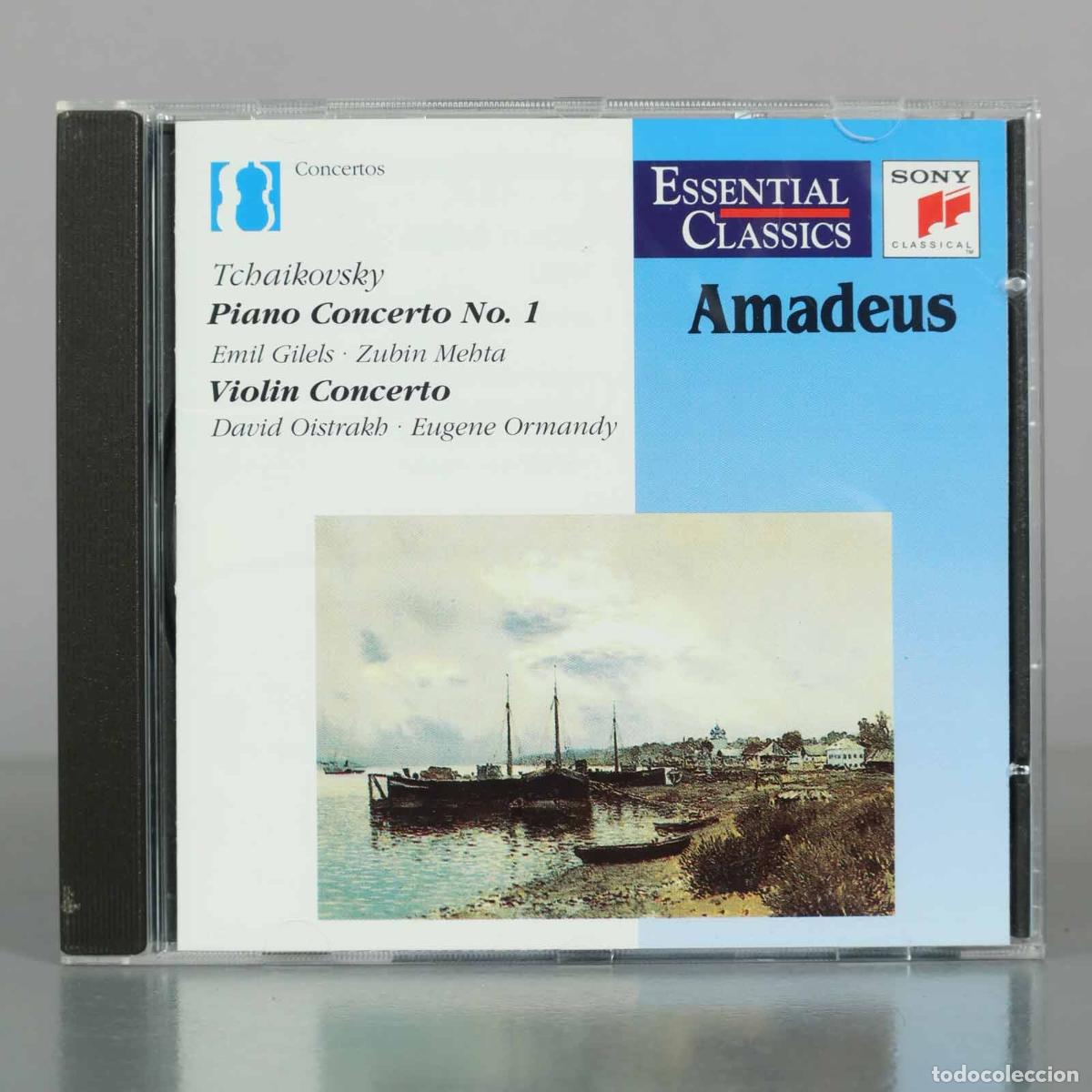 CDs de M&uacute;sica: CD. Tchaikovsky - Piano Concerto No. 1, Violin Concerto - Gilels, Mehta, Oistrakh, Ormandy