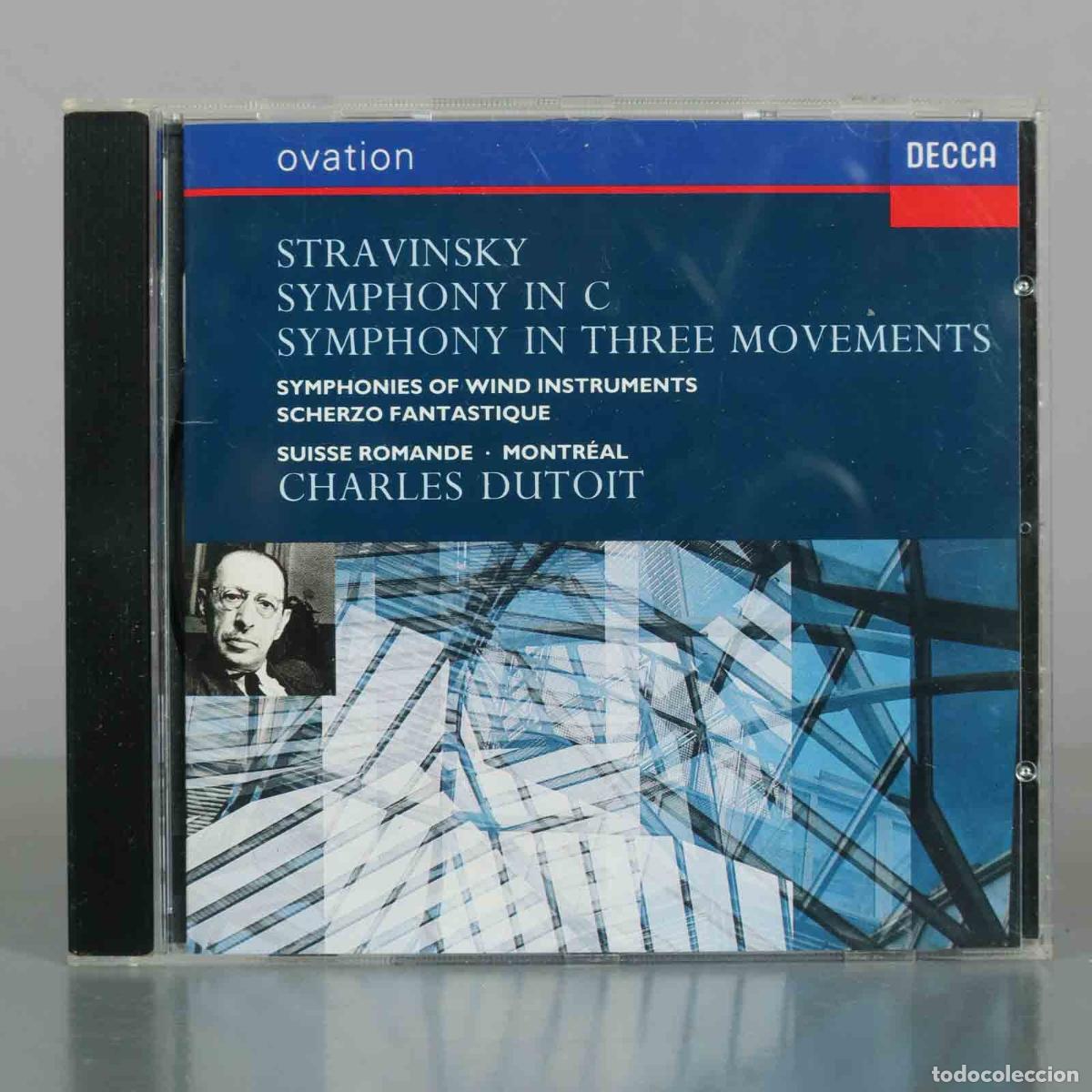 CDs de M&uacute;sica: CD. Stravinsky: Symphony in C, Symphony in Three Movements, Symphonies of Wind Instruments, DUTOIT