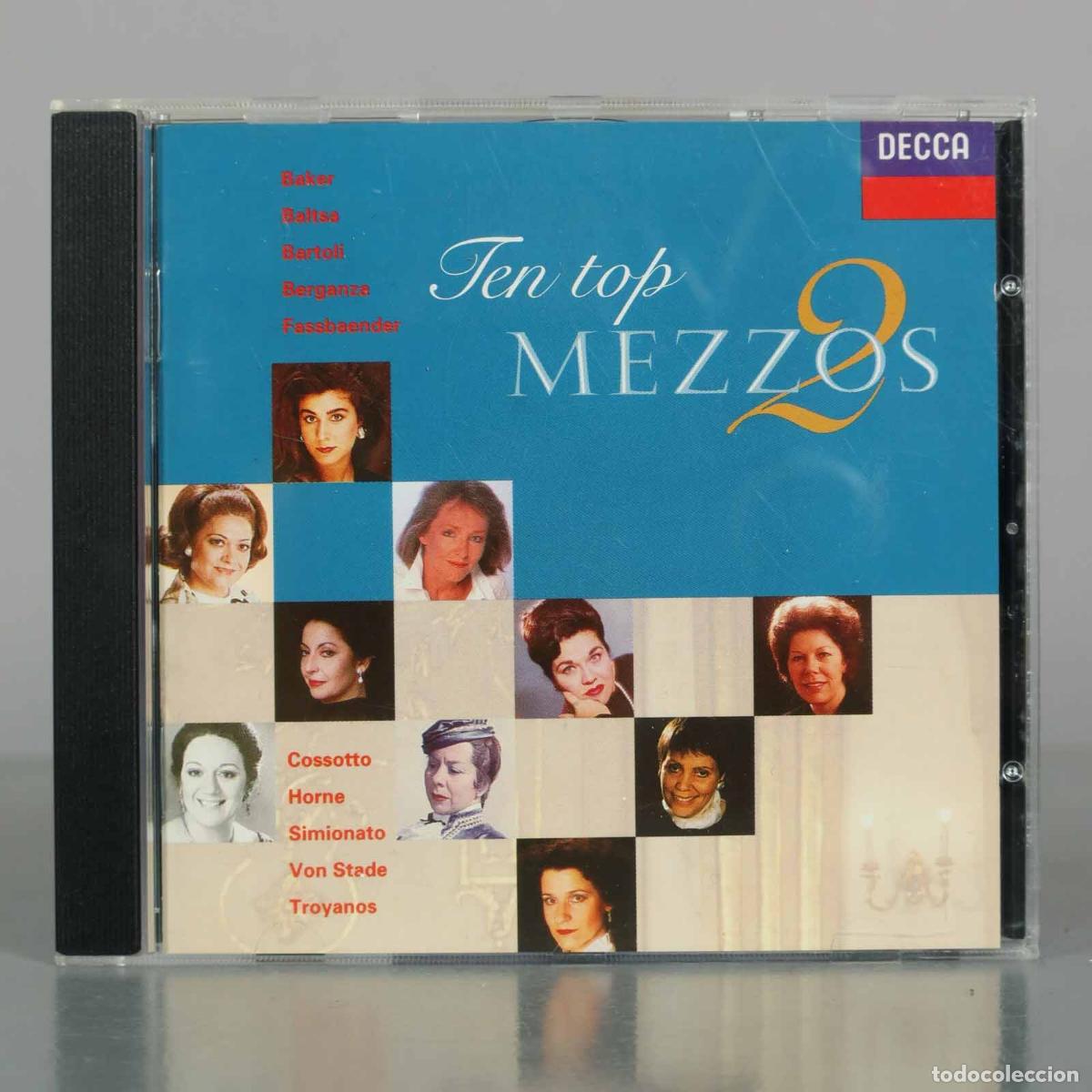 CDs de M&uacute;sica: CD. Ten Top Mezzos 2 - Agnes Baltsa, Cecilia Bartoli, Teresa Berganza, Brigitte Fassbaender, Fioren