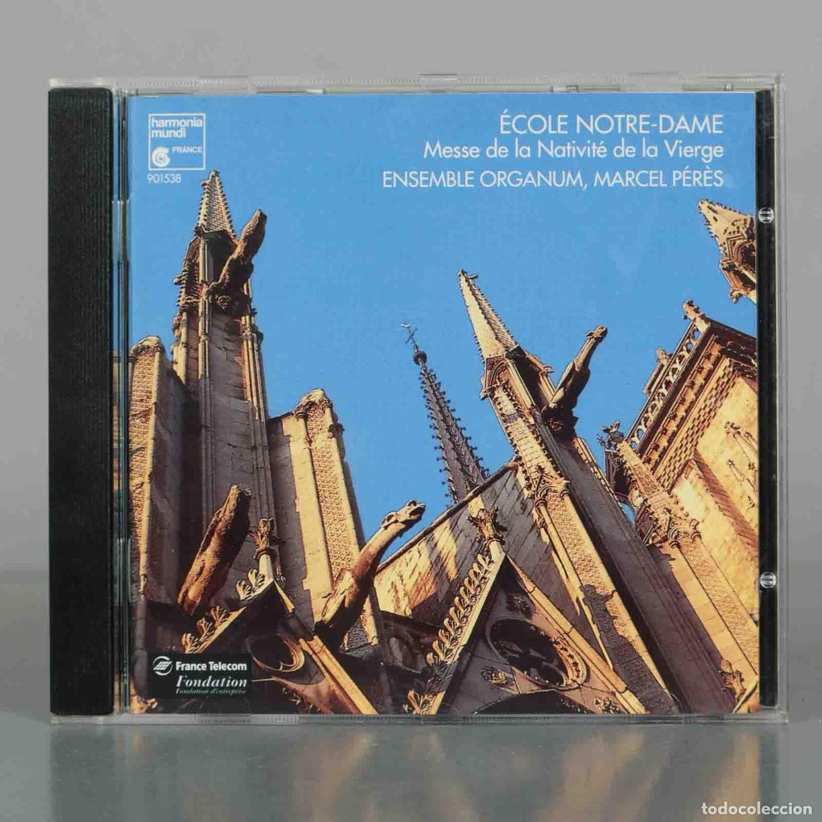 CDs de M&uacute;sica: CD. &Eacute;cole Notre-Dame: Messe de la Nativit&eacute; de la Vierge - Ensemble Organum, P&eacute;r&egrave;s, Angelopoulos