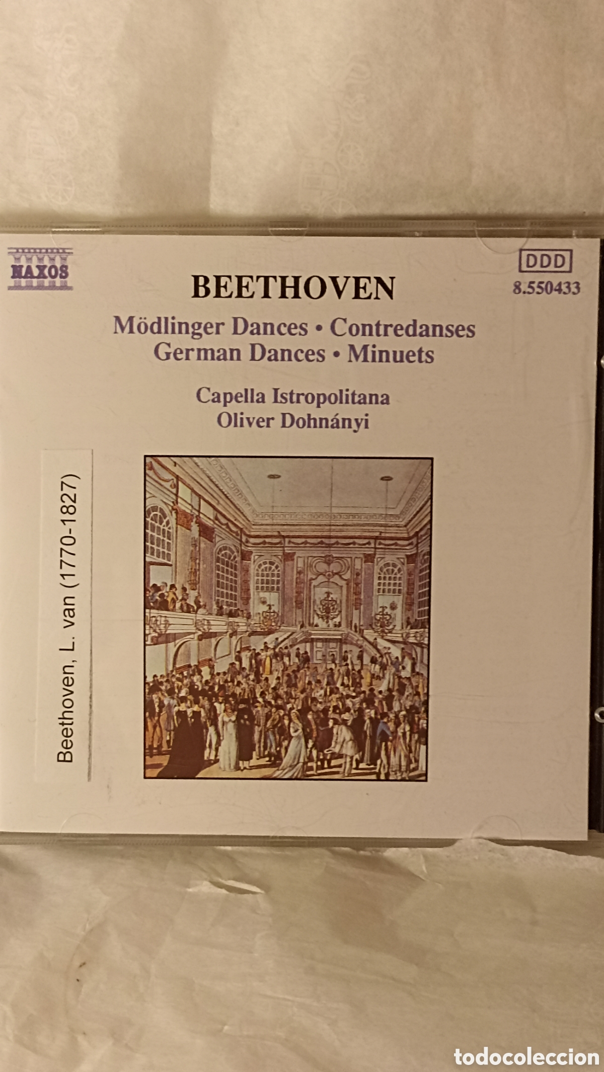 CDs de M&uacute;sica: Beethoven: M&ouml;dlinger Dances / Contredanses / German Dances / Minuets&rdquo;