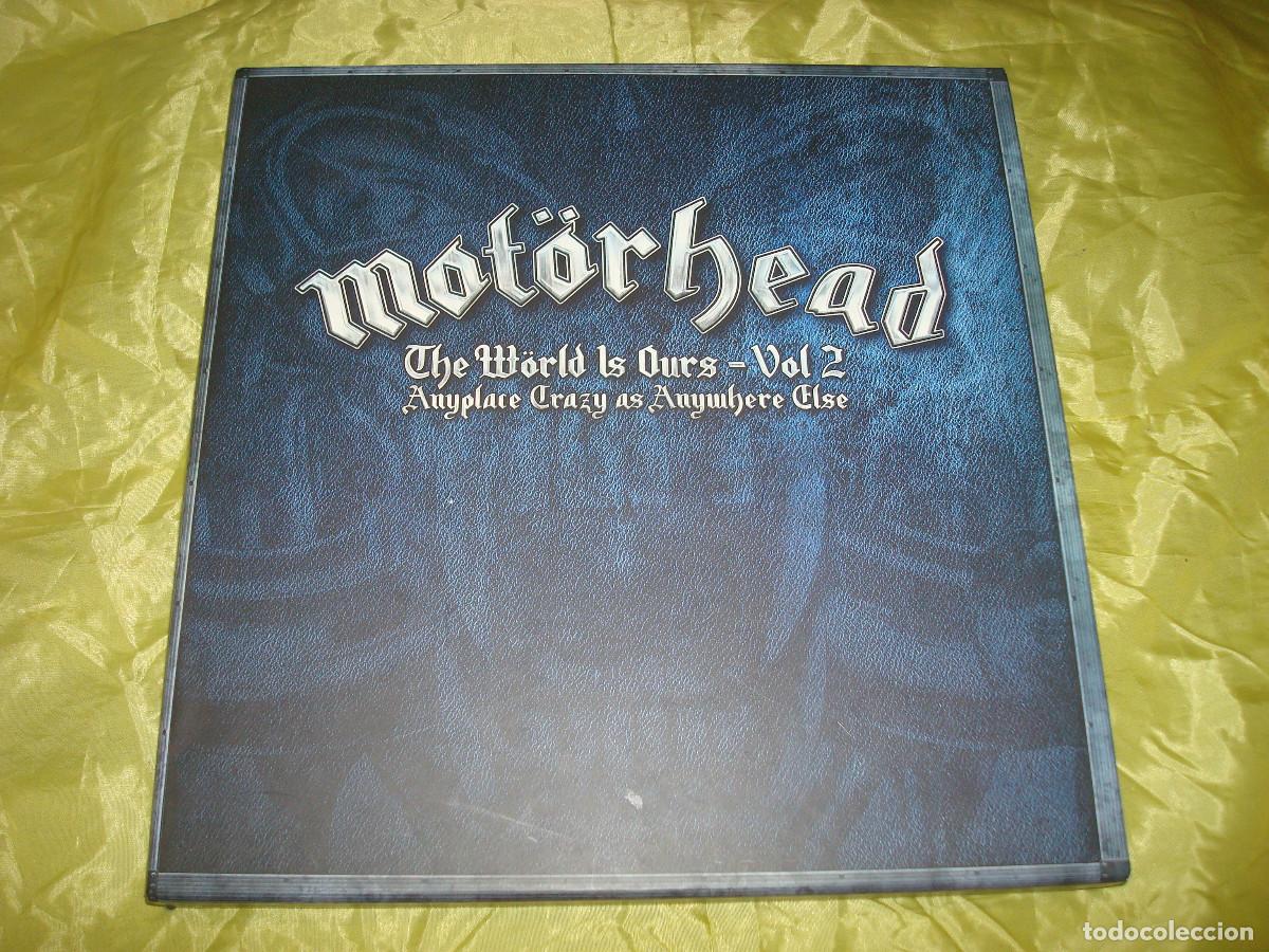 CDs de M&uacute;sica: MOTORHEAD. THE WORLD IS OURS. VOL. 2. CAJA CON BLU-RAY + DVD + 2 CD&acute;S + LIBRO. LTD. IMPECABLE(#)