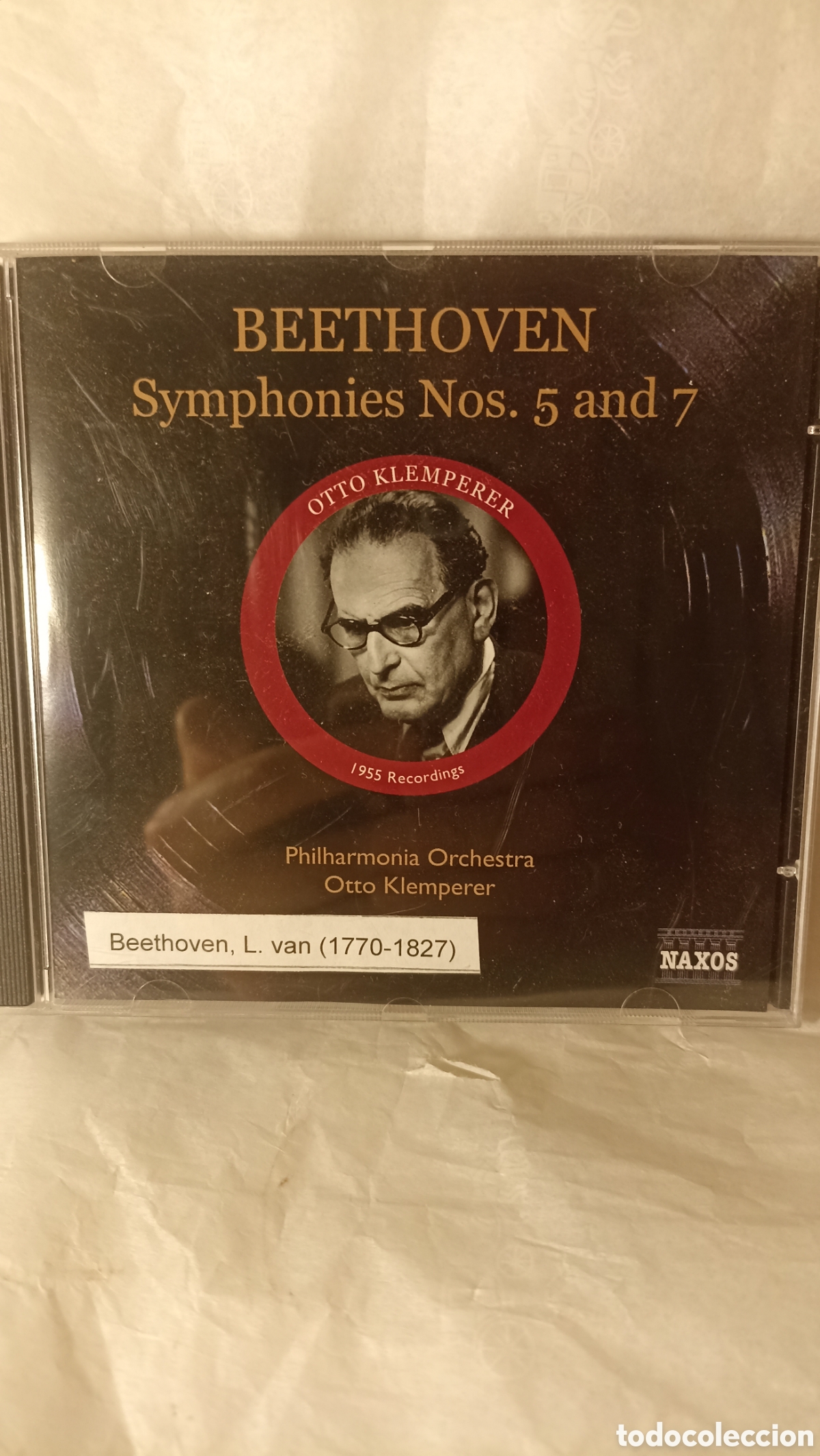 CDs de M&uacute;sica: Las sinfon&iacute;as5, 7 de Beethoven interpretadas por la Philharmonia Orchestra Otto Klemper