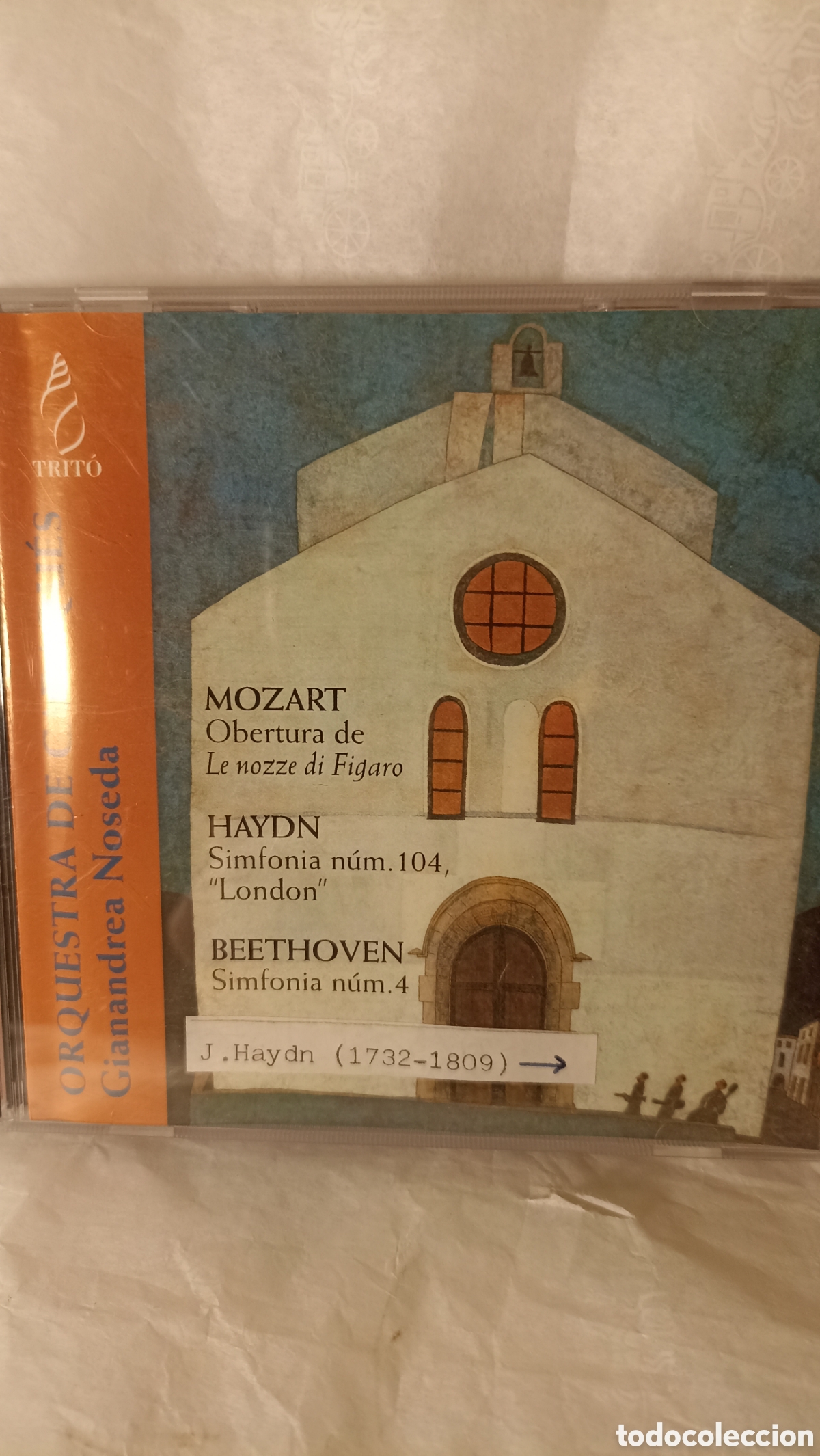 CDs de M&uacute;sica: Mozart / Haydn / Beethoven&rdquo; interpretado por la Orquestra de Cadaqu&eacute;s y dirigido por Gianandrea Nose