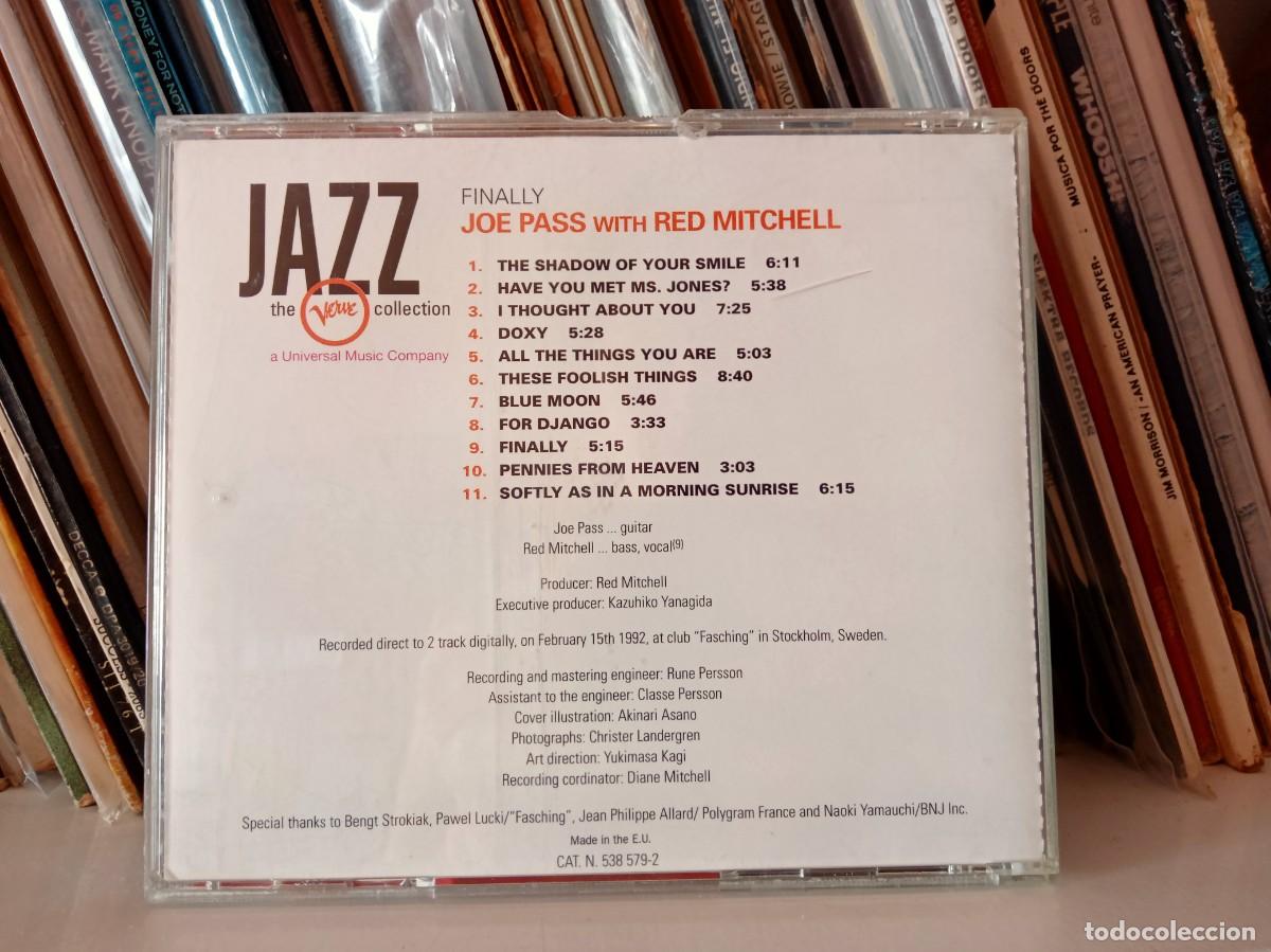 CDs de m&uacute;sica: JOE PASS - WITH -RED MITCHELL - CD - Foto 2