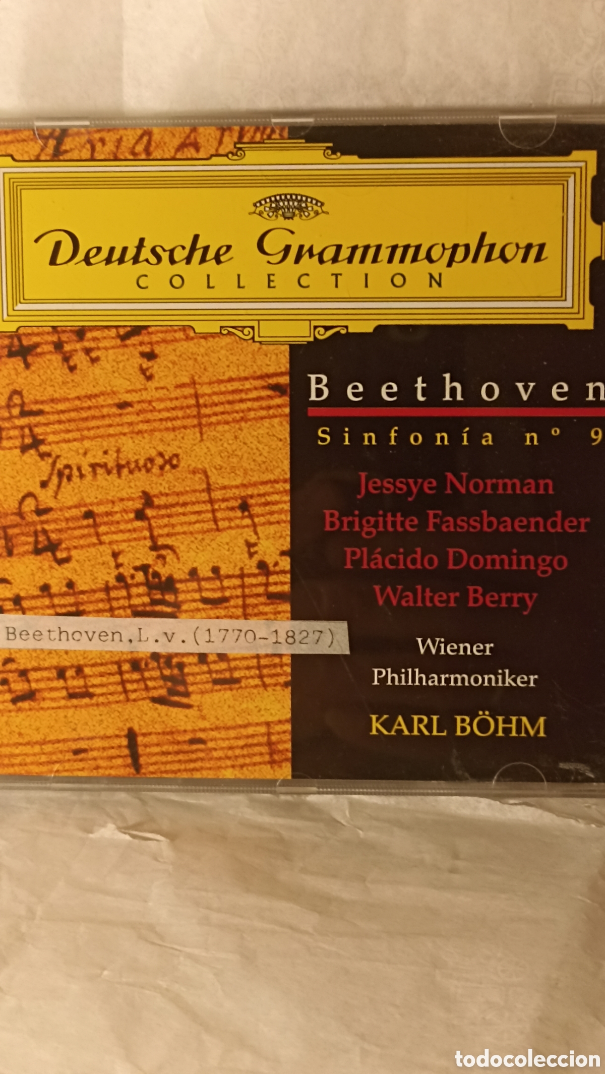 CDs de M&uacute;sica: Sinfon&iacute;a n.&ordm; 9 de Beethoven, publicada por Deutsche Grammophon