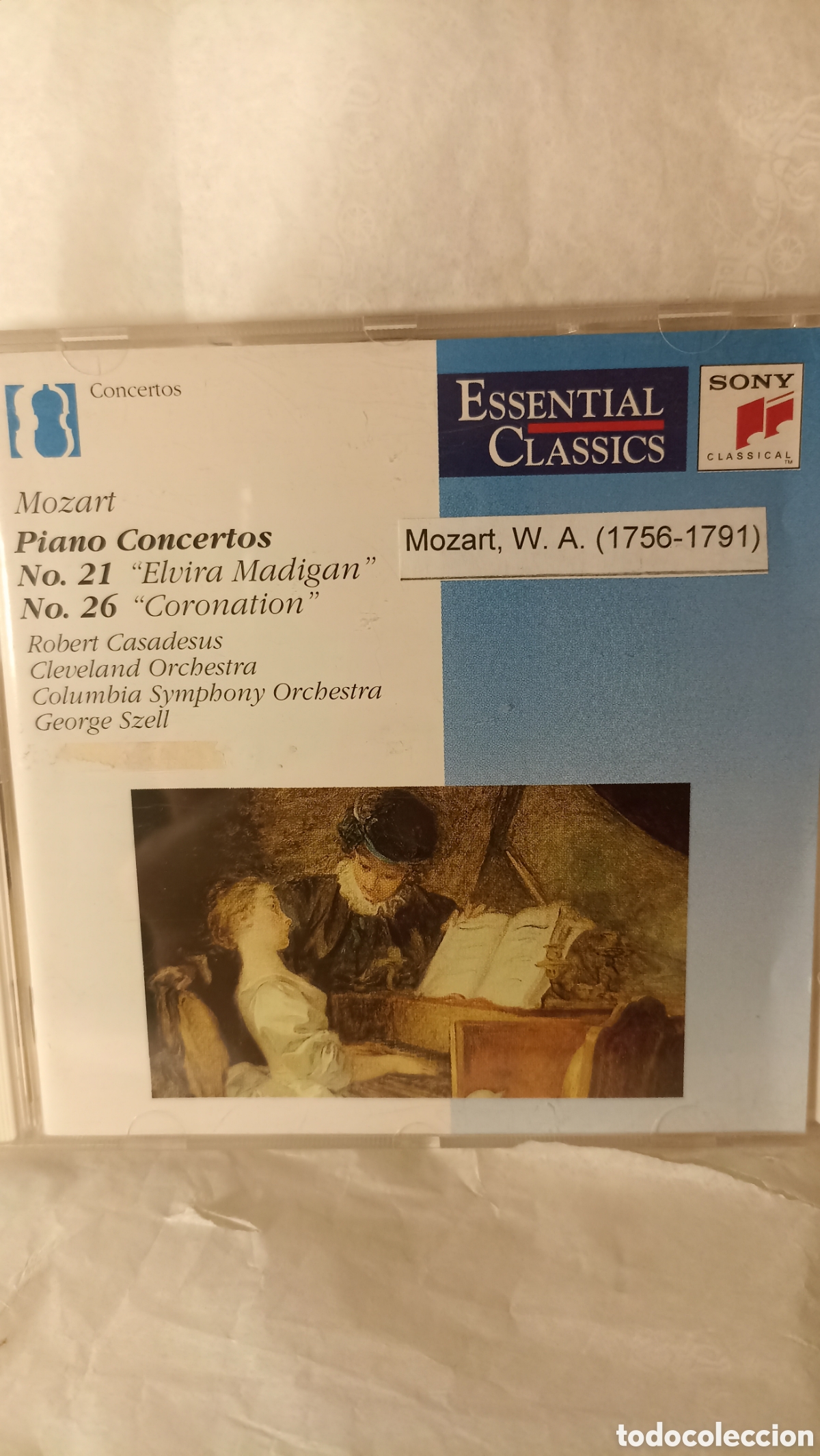 CDs de M&uacute;sica: Conciertos para piano 21 y 25 de Mozart