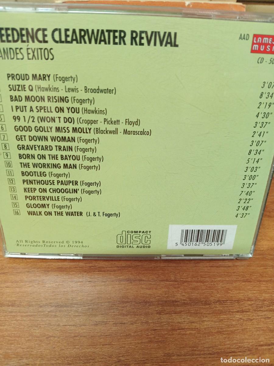 CDs de m&uacute;sica: CREEDENCE CLEARWATER REVIVAL - GRANDES EXITOS - CD - Foto 2