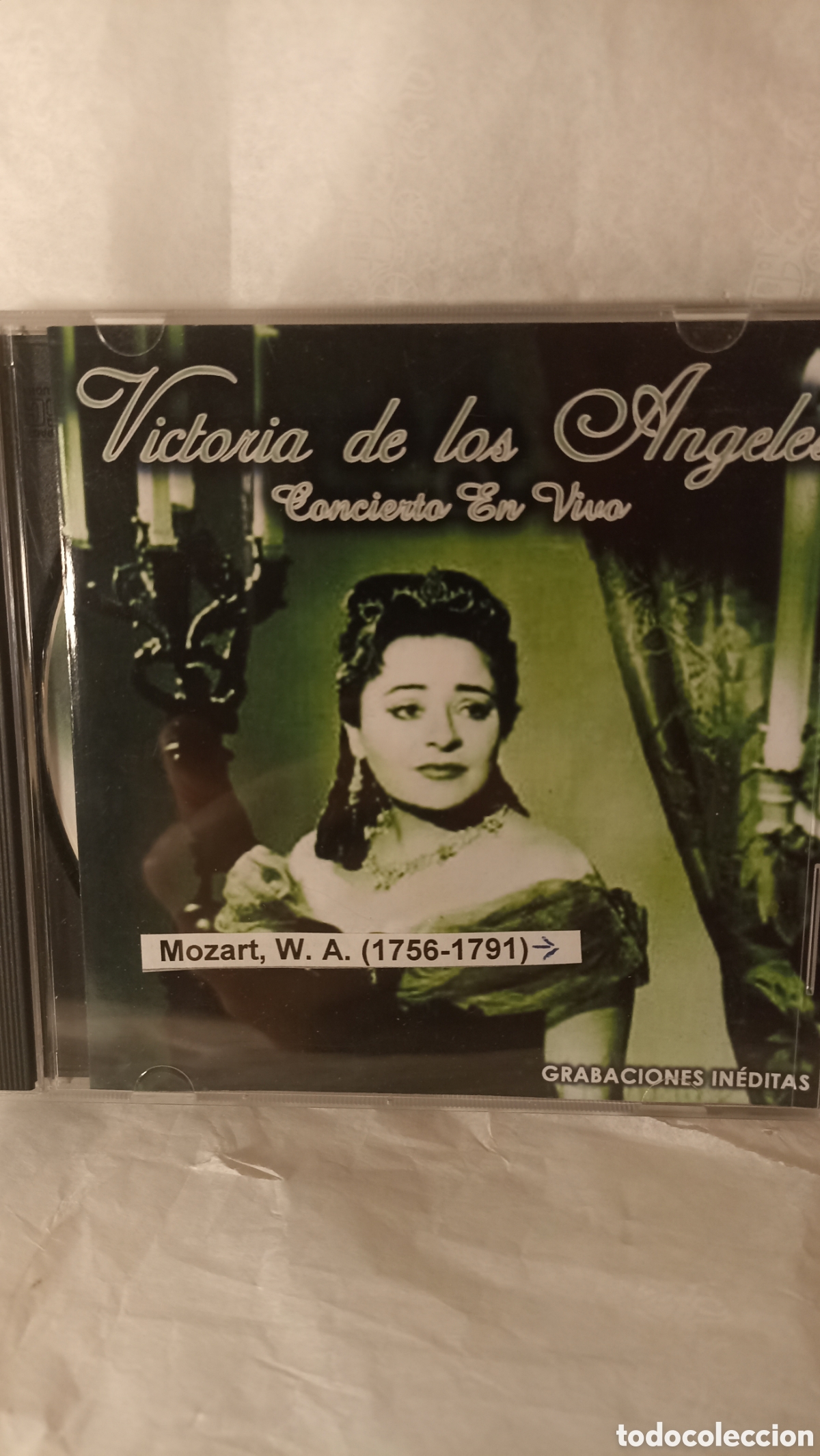 CDs de M&uacute;sica: Victoria de los &Aacute;ngeles &rdquo;Concierto en Vivo&rdquo; a&ntilde;os 50