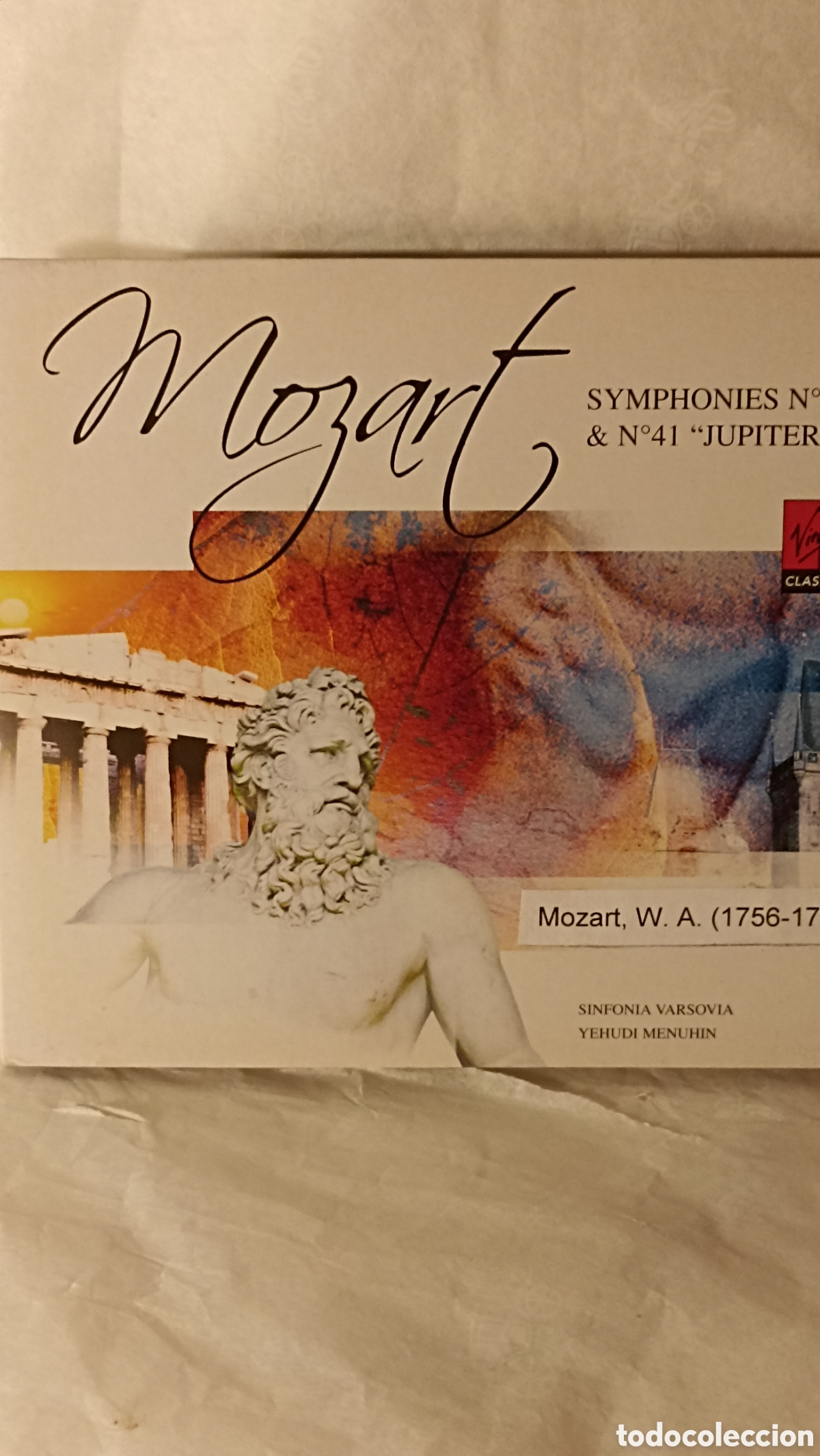 CDs de M&uacute;sica: las sinfon&iacute;as n.&ordm; 40 y n.&ordm; 41 &rdquo;J&uacute;piter&rdquo; de Mozart,Yehudi Menuhin