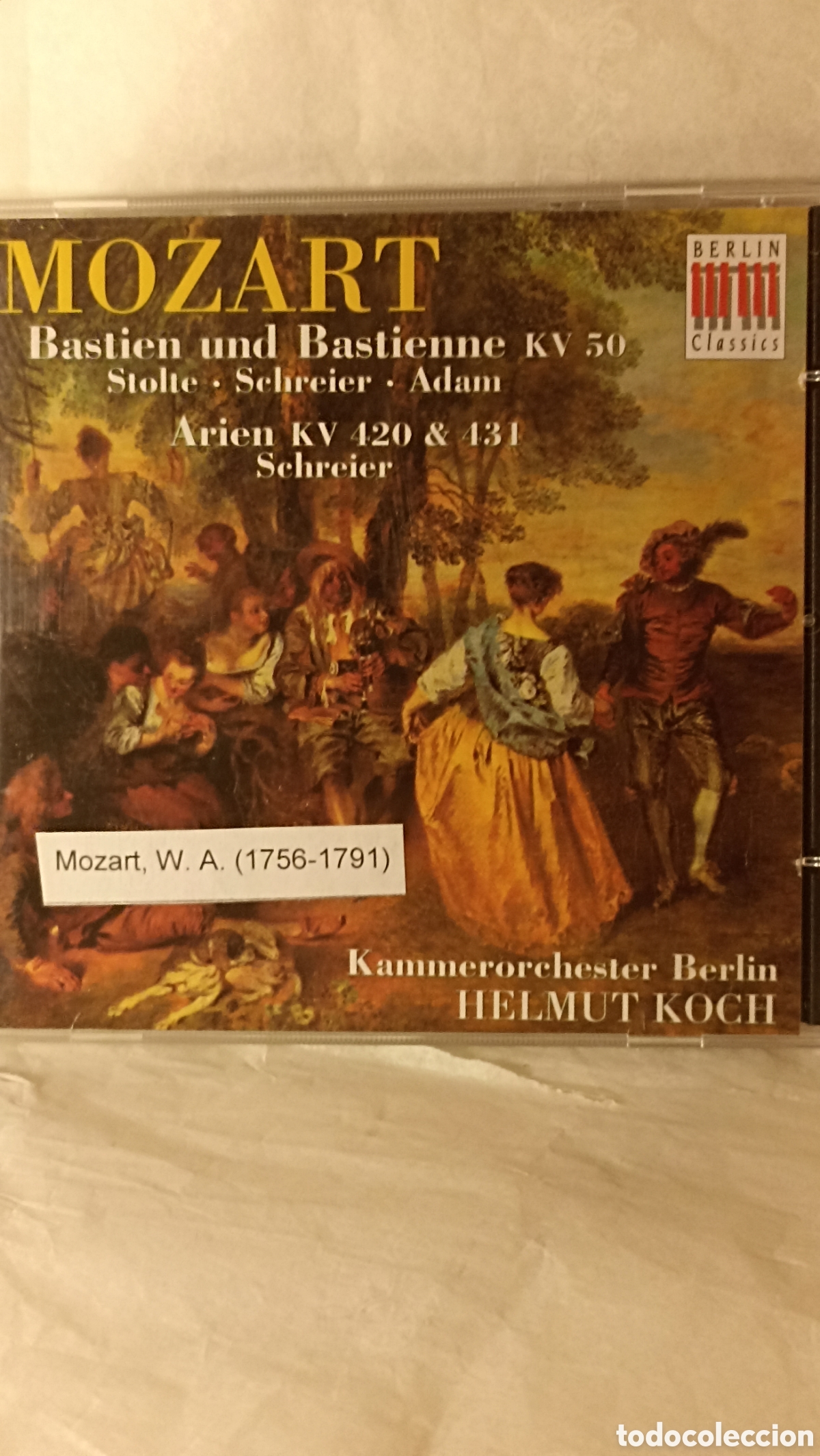 CDs de M&uacute;sica: Bastien und Bastienne (KV 50) de Wolfgang Amadeus Mozart.