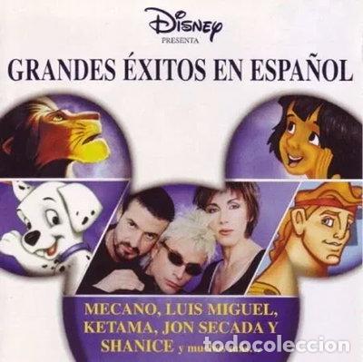 CDs de M&uacute;sica: Disney presenta grandes &eacute;xitos en espa&ntilde;ol- 0044006070025