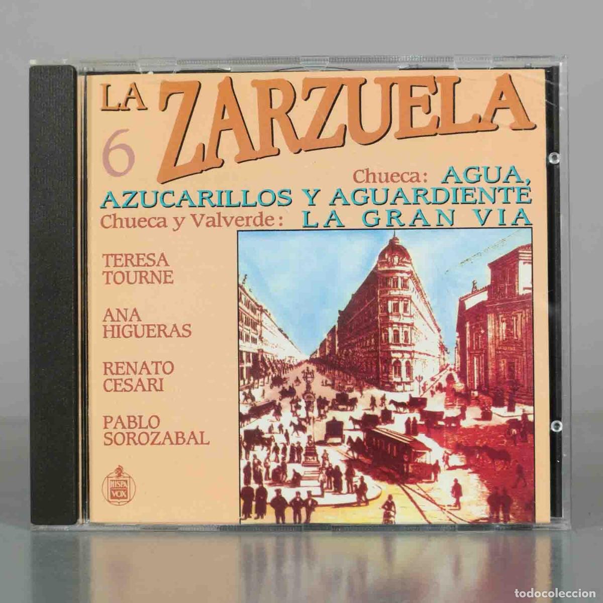 CDs de M&uacute;sica: CD. Agua, azucarillos y aguardiente - La Gran V&iacute;a - Federico Chueca, Joaqu&iacute;n Valverde, Teresa Tourn