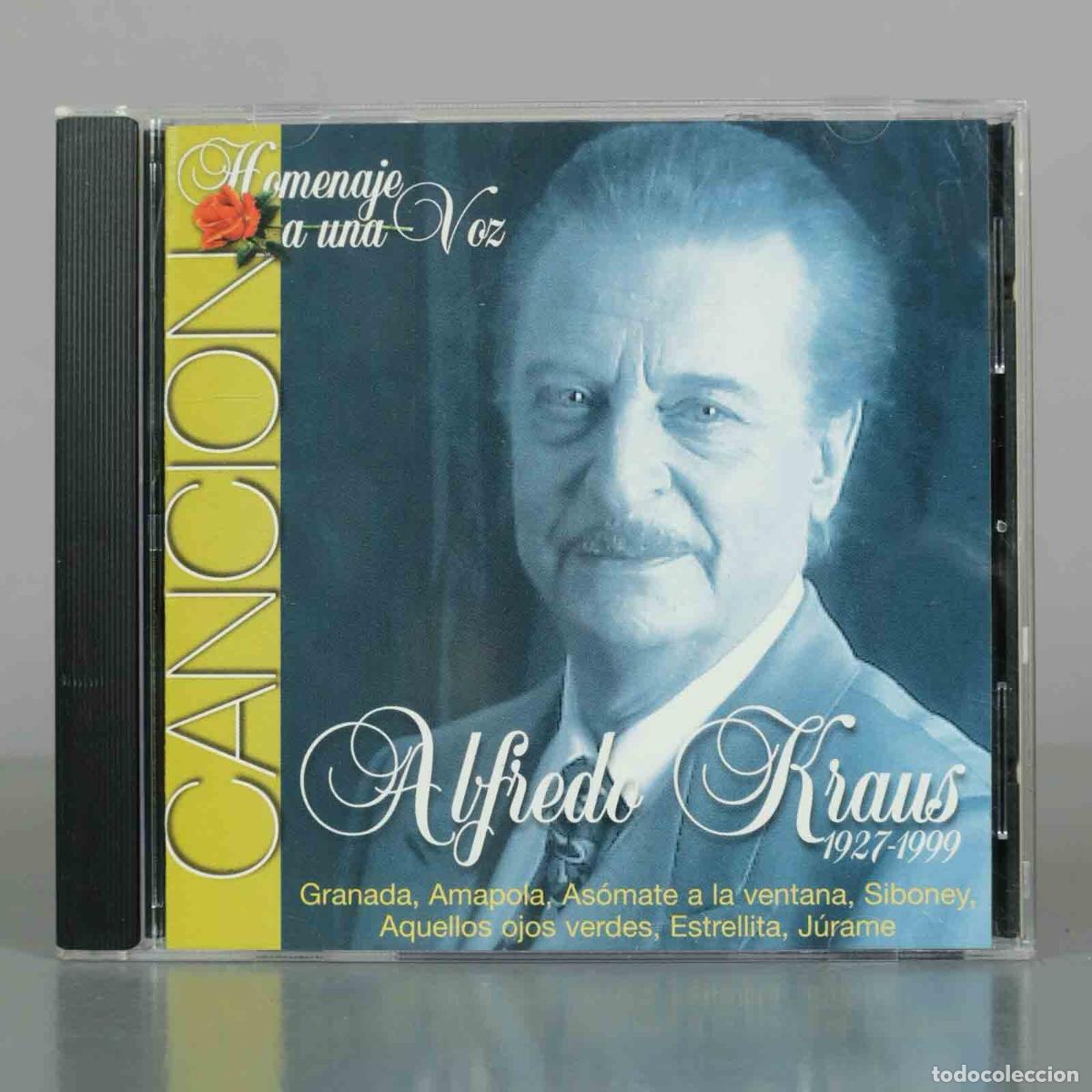 CDs de M&uacute;sica: CD. Homenaje a una voz: Canci&oacute;n - Alfredo Kraus