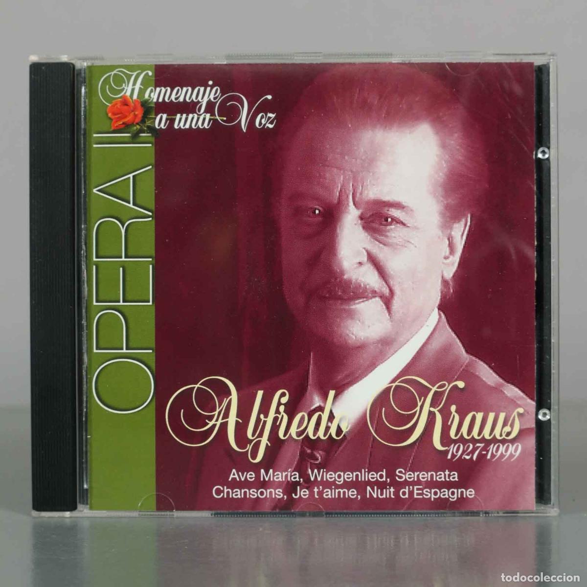 CDs de M&uacute;sica: CD. Homenaje a una Voz - &Oacute;pera II - Alfredo Kraus