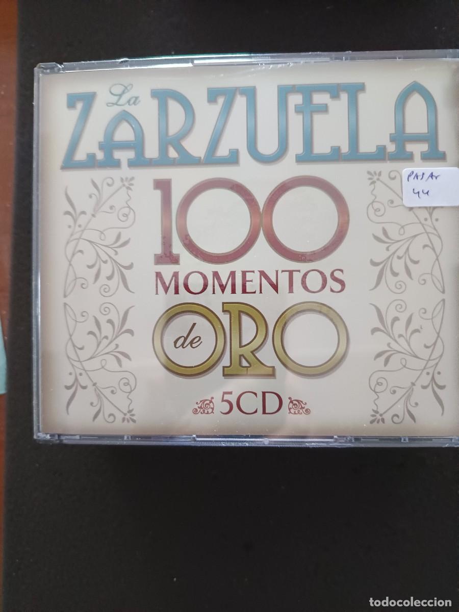 CDs de M&uacute;sica: CAJA 5 CD. LA ZARZUELA. 100 MOMENTOS DE ORO 5 CD