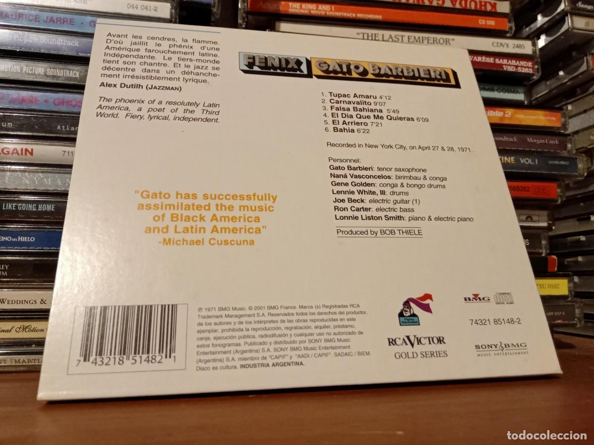 CDs de m&uacute;sica: Gato Barbieri &lrm;&ndash; Fenix - cd Argentina - Foto 2