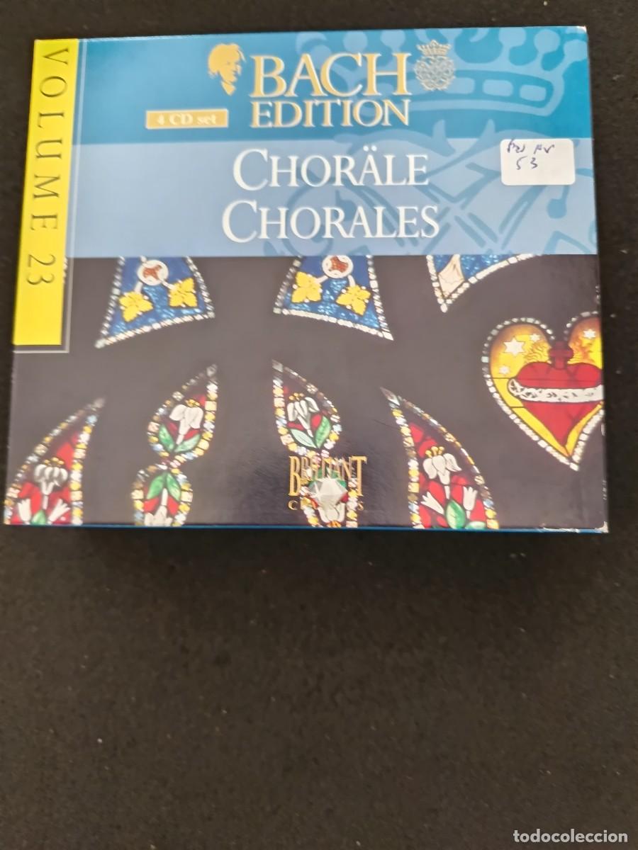 CDs de M&uacute;sica: CAJA 4 CD. BACH EDICI&Oacute;N. CHOR&Auml;LE, CHORALES. VOLUME 23