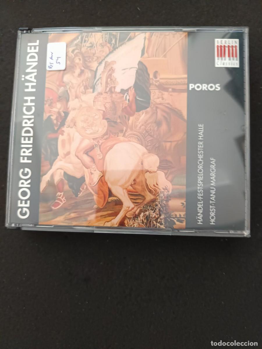 CDs de M&uacute;sica: CAJA 3 CD. H&Auml;NDEL: POROS. DIRECTOR: HORST-TANU MARGRAF. H&Auml;NDEL-FESTSPIELORCHESTER HALLE