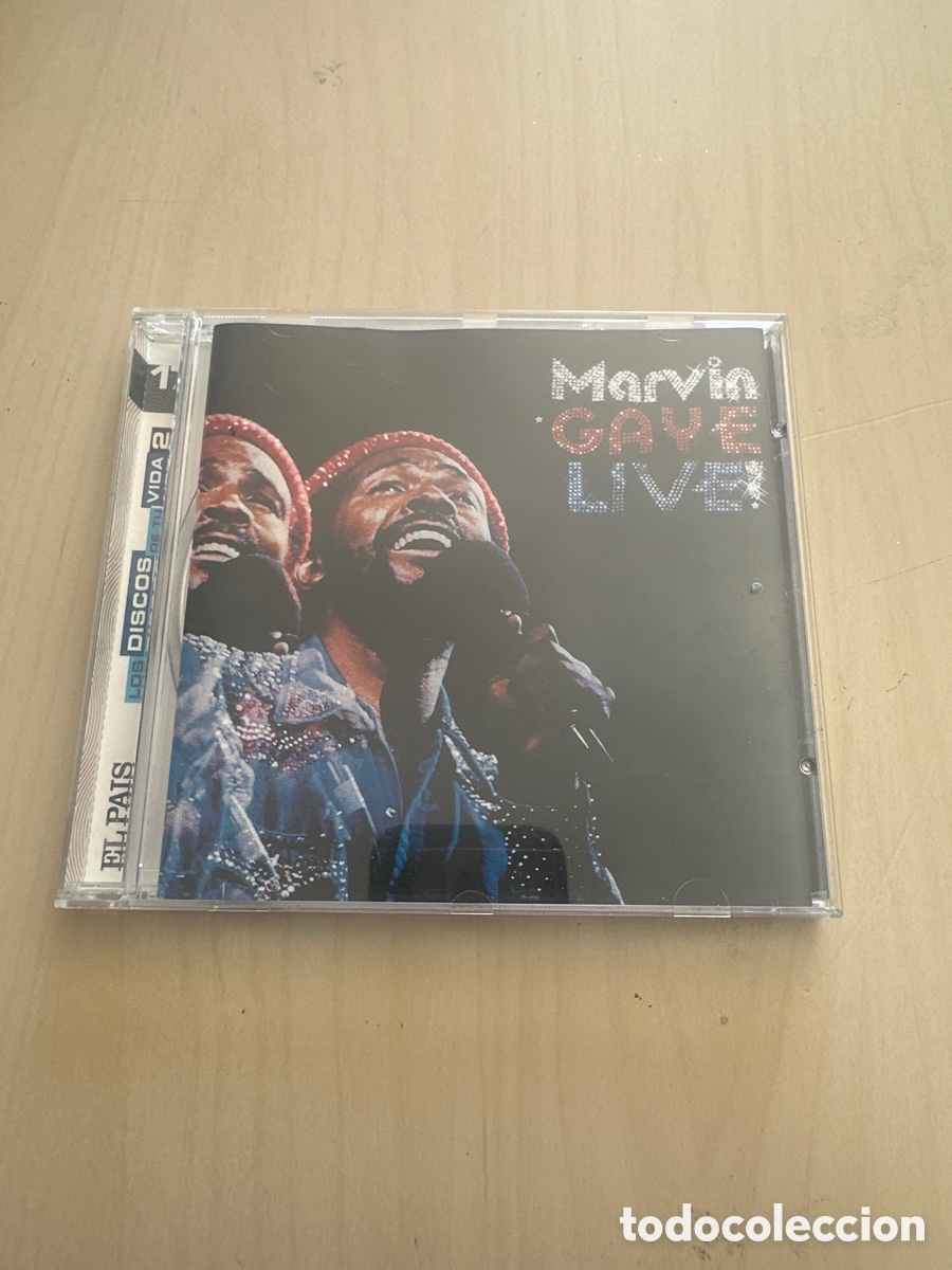 CDs de M&uacute;sica: Acd88 Marvin gaye live CD segunda mano