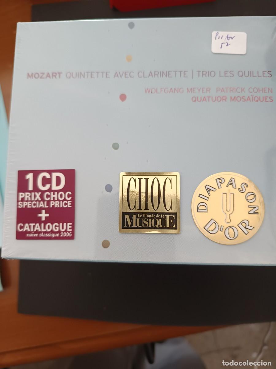 CDs de M&uacute;sica: MOZART. QUINTETTE AVEC CLARINETTE. TRIO LES QUILLES. WOLFGANG MEYER, PATRICK COHEN. QUATUOR MOSA&Iuml;QUE